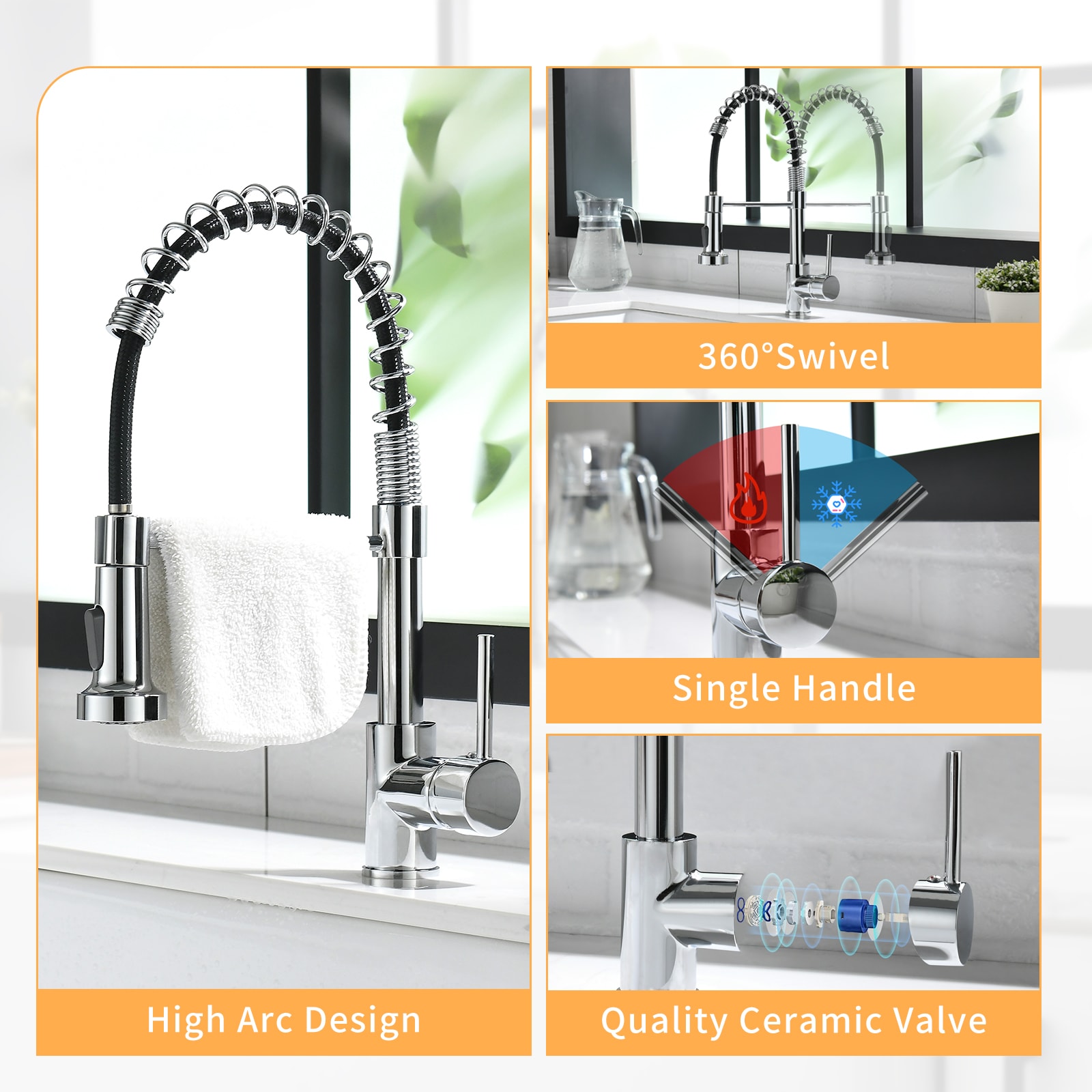 Fapully FA-B-1007C Kitchen-Faucets - View #3