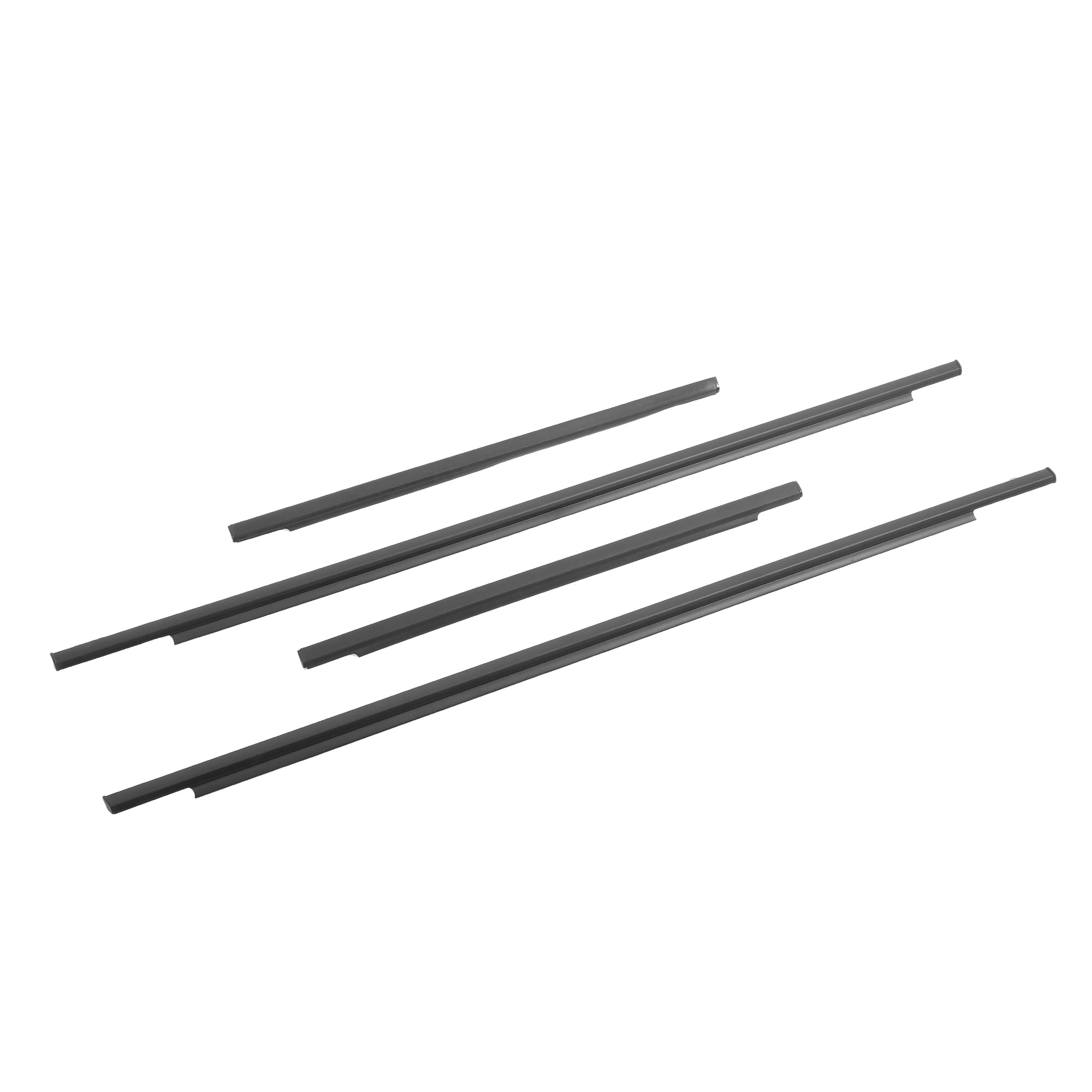 Unique Bargains 4pcs Window Weatherstrip Door Seal Belt 68161-35073 68162-35073 68163-35041 68164-35041 for Toyota FJ Cruiser A/T 2007 2008 2014