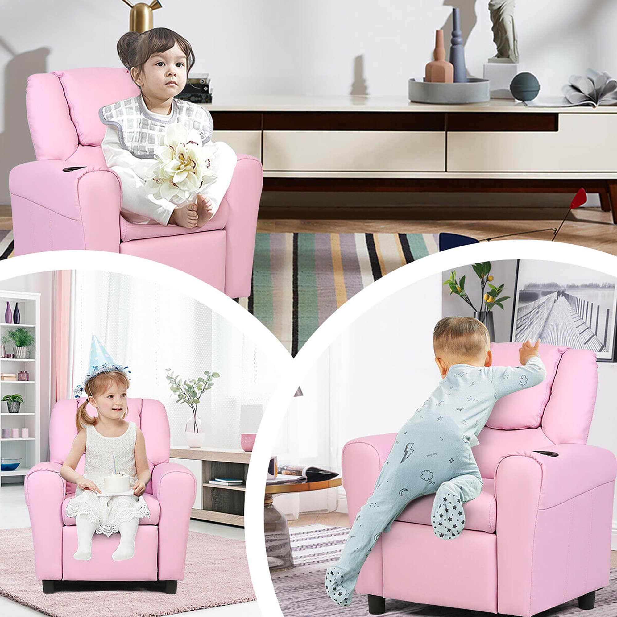 Kids recliner rocking online chair