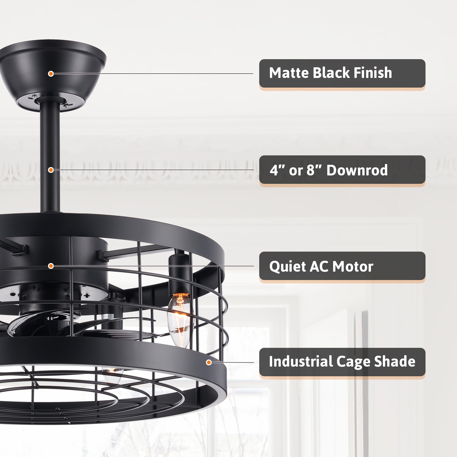 CO-Z CFN-1112-00 Ceiling-Fans - View #4