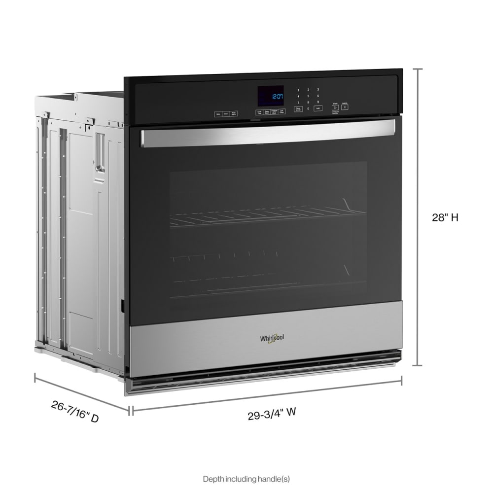 Whirlpool WOES3030LS Swall-Elec-Oven - View #3