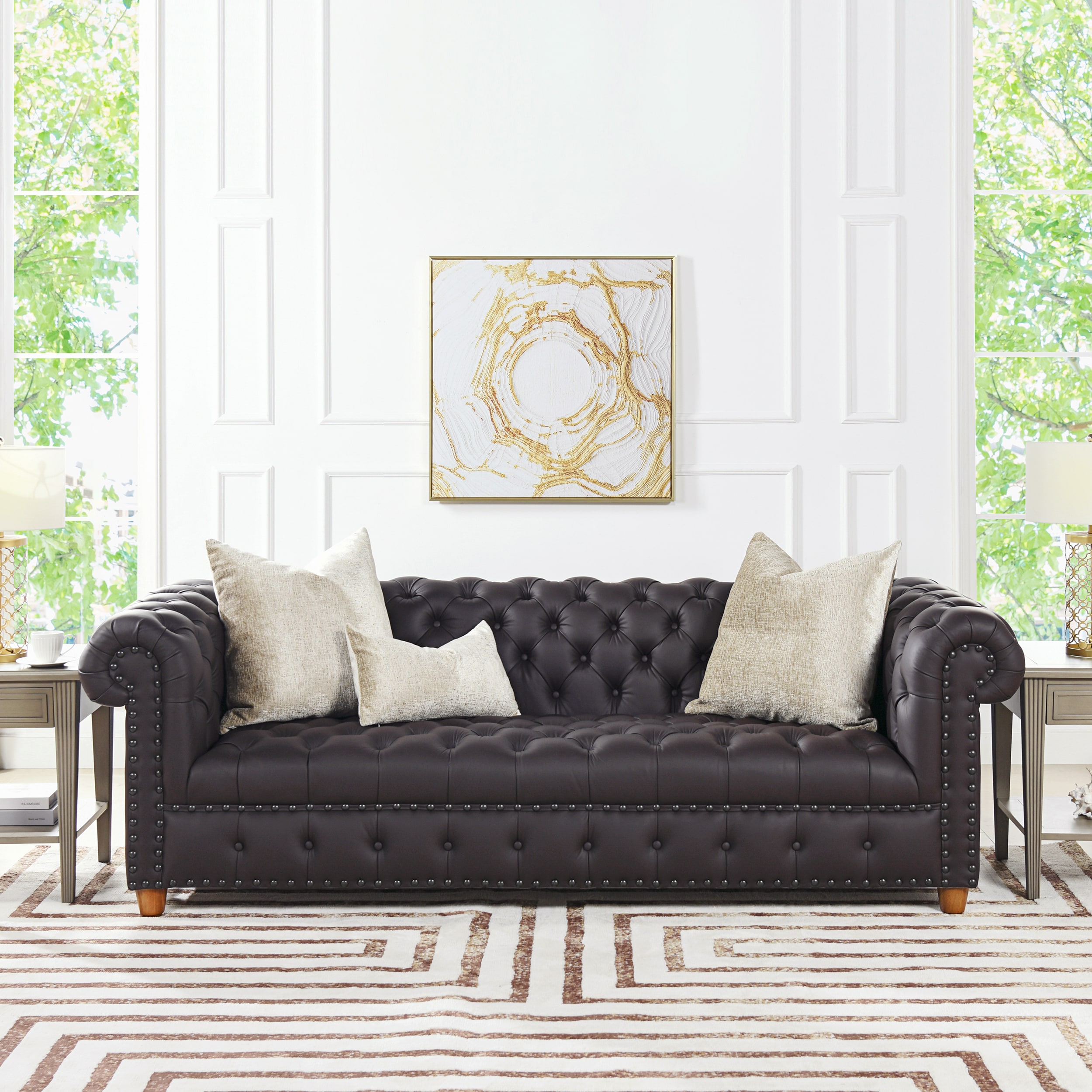 Taylor 3 seater leather sofa hot sale