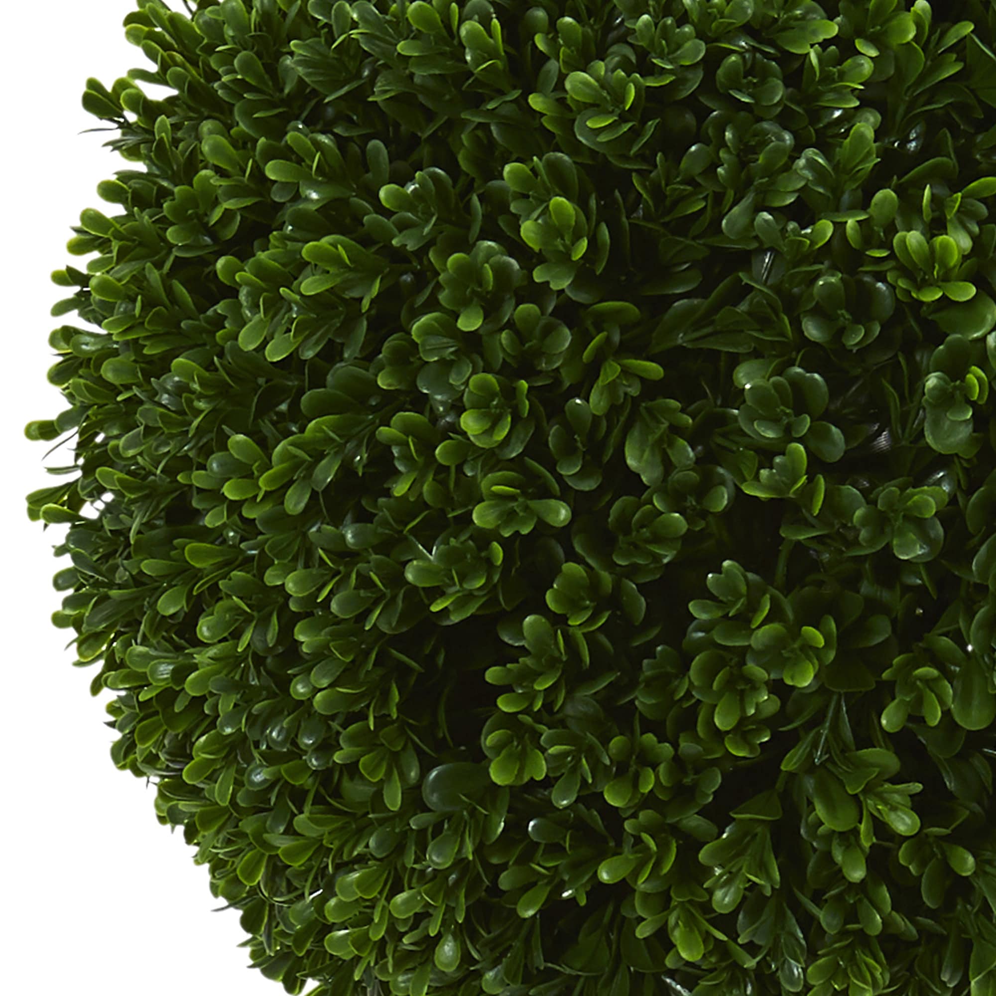 Elegant 3.5ft Outdoor-Ready Silk Boxwood Double Ball Topiary
