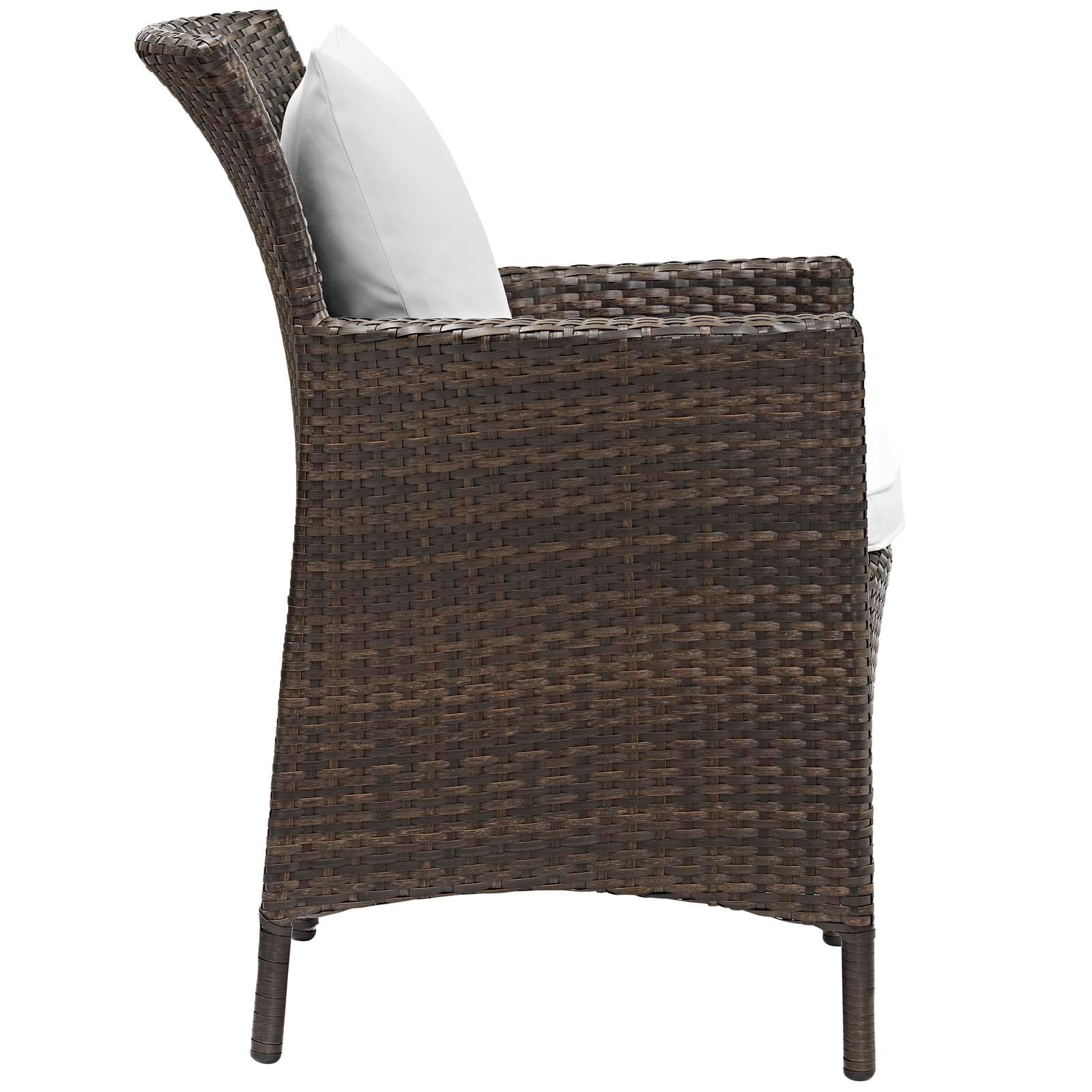 Modway EEI-2801-BRN-WHI Patio-Chairs - View #2