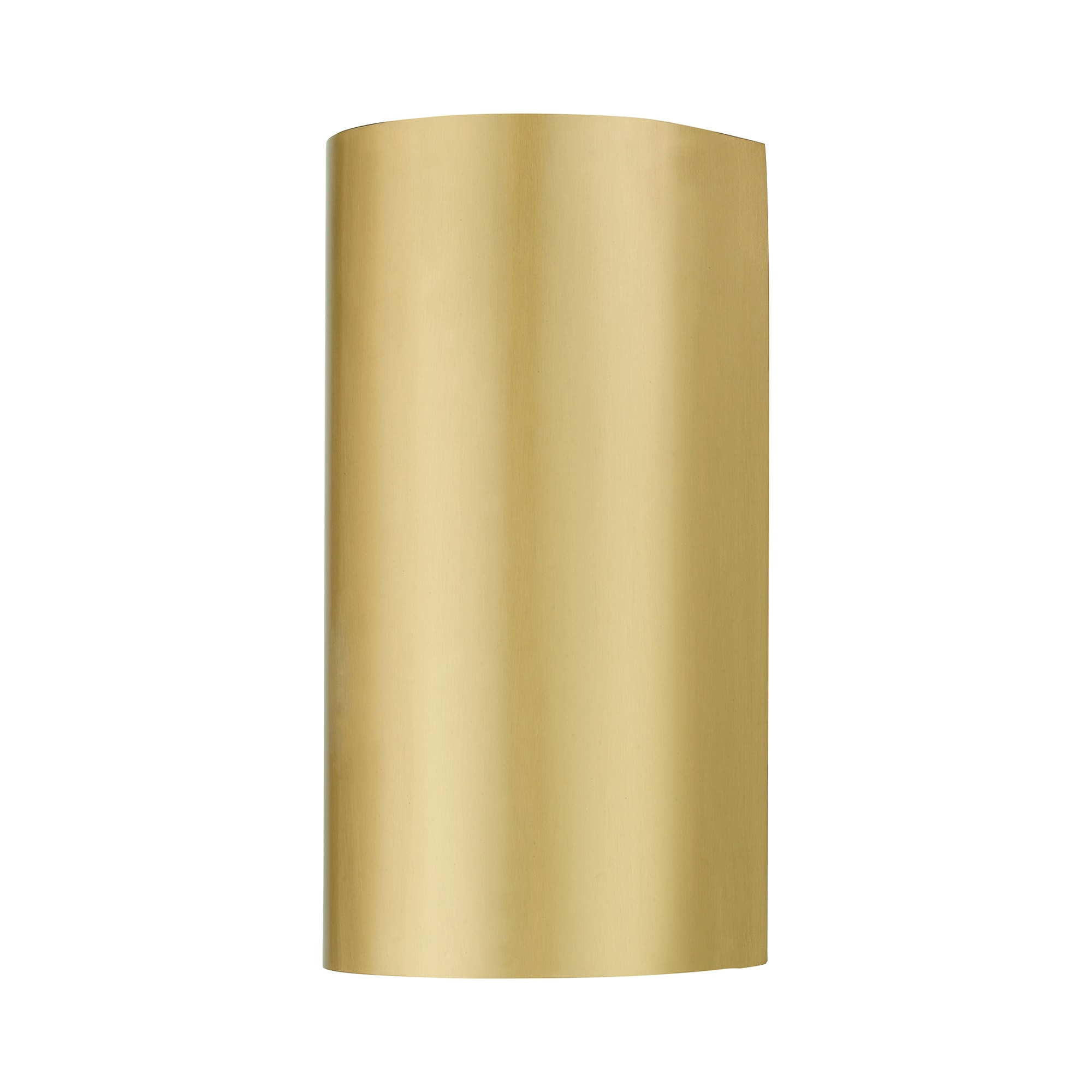 Satin Gold Handcrafted Stainless Steel Outdoor Wall Sconce