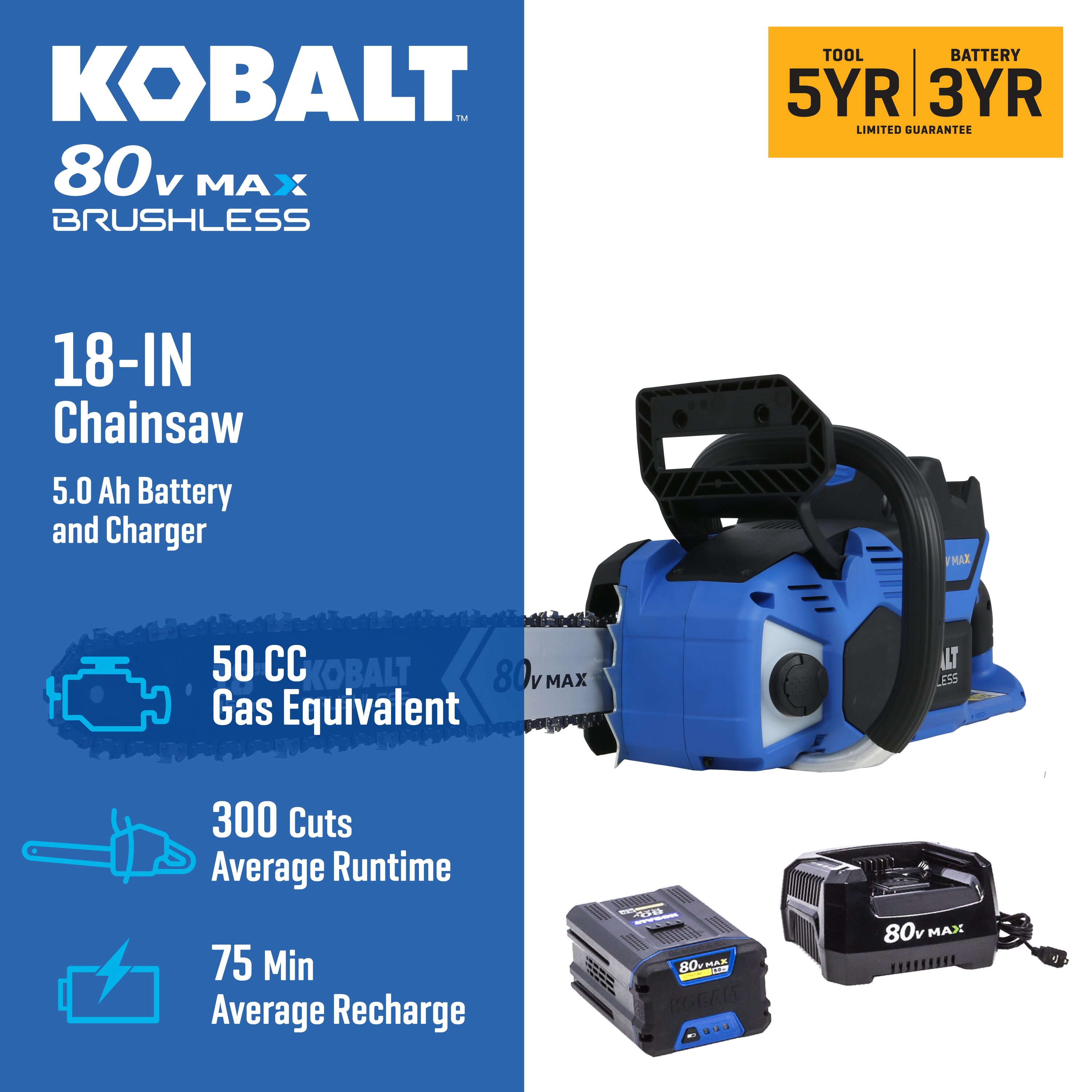 Kobalt KCS 4080-06 Cordless-Chainsaw - View #2