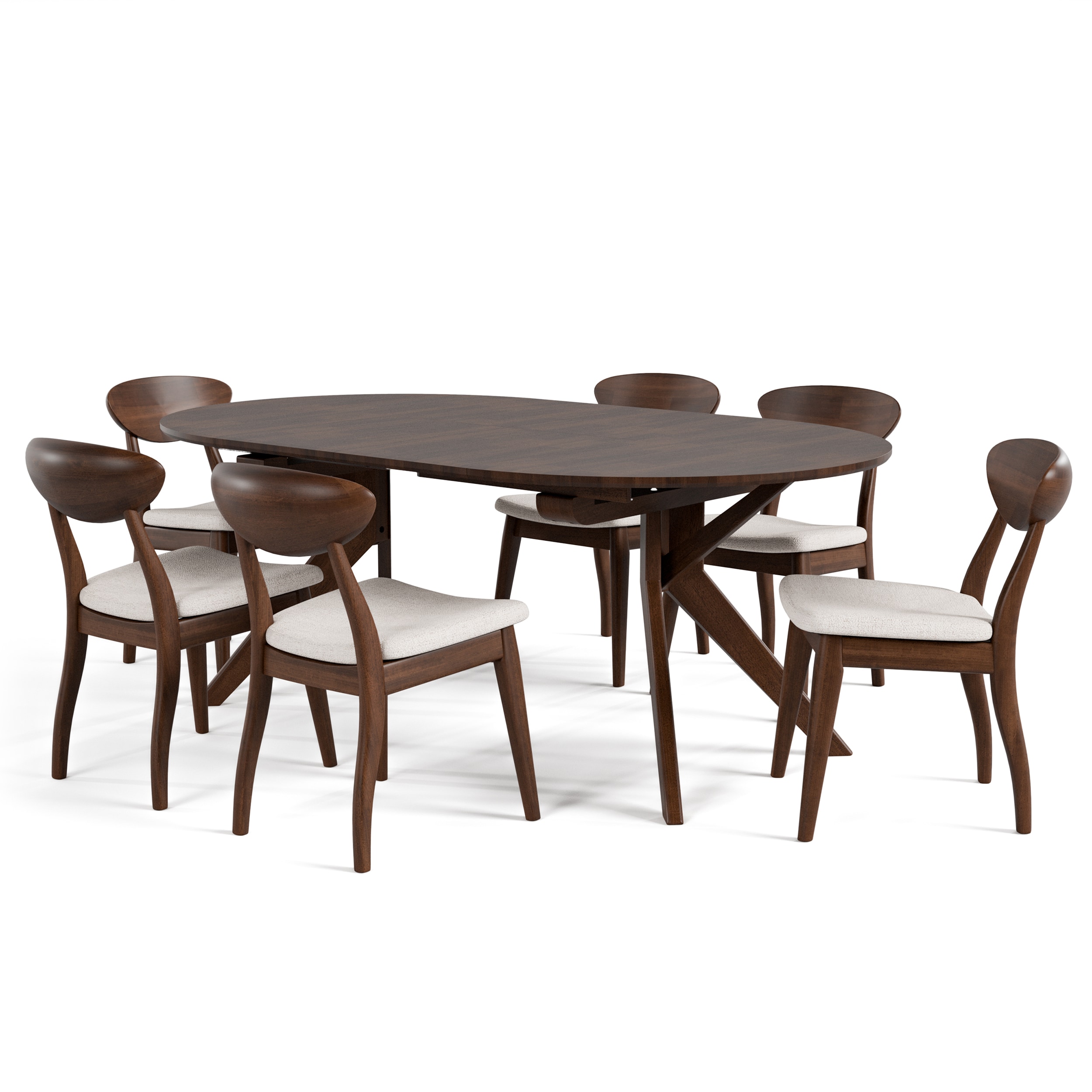 Furniture of America IDF30005WNOT7PC Dining-Sets - View #2