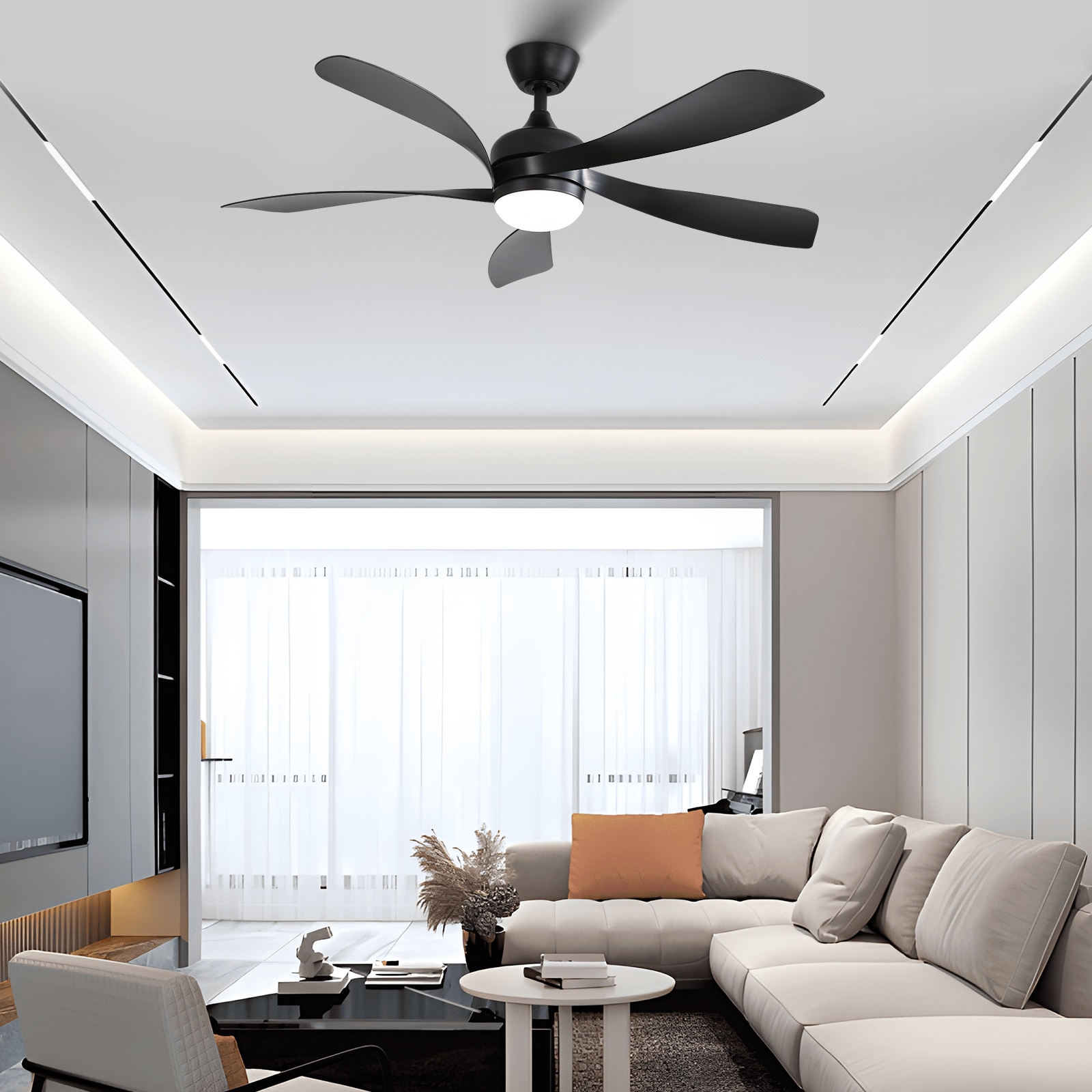 Sofucor L-52K096-BK-ABS-BK60 Ceiling-Fans - View #5