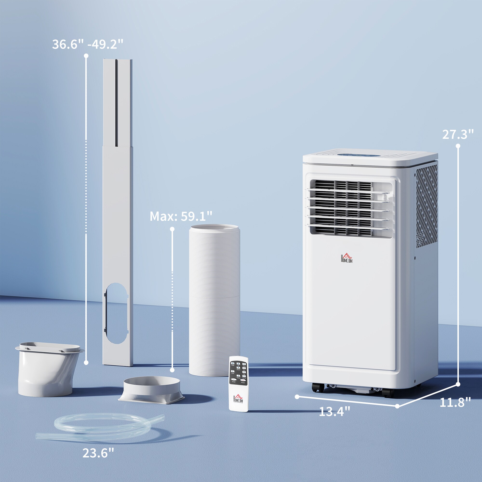 HomCom 823-041V80CW Portable-Air-Conditioners - View #3