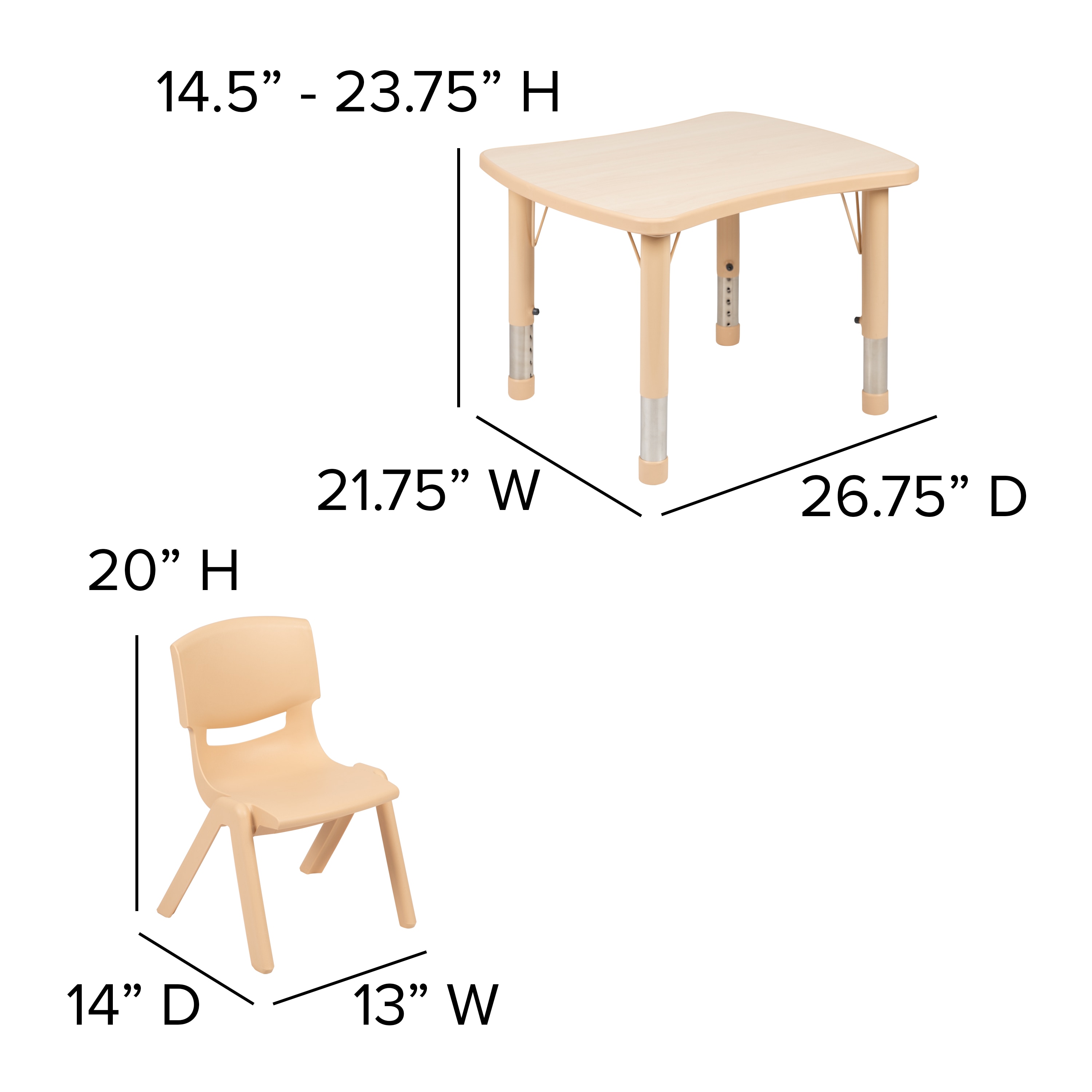 Flash Furniture 889142529828 Kids-Play-Tables - View #6