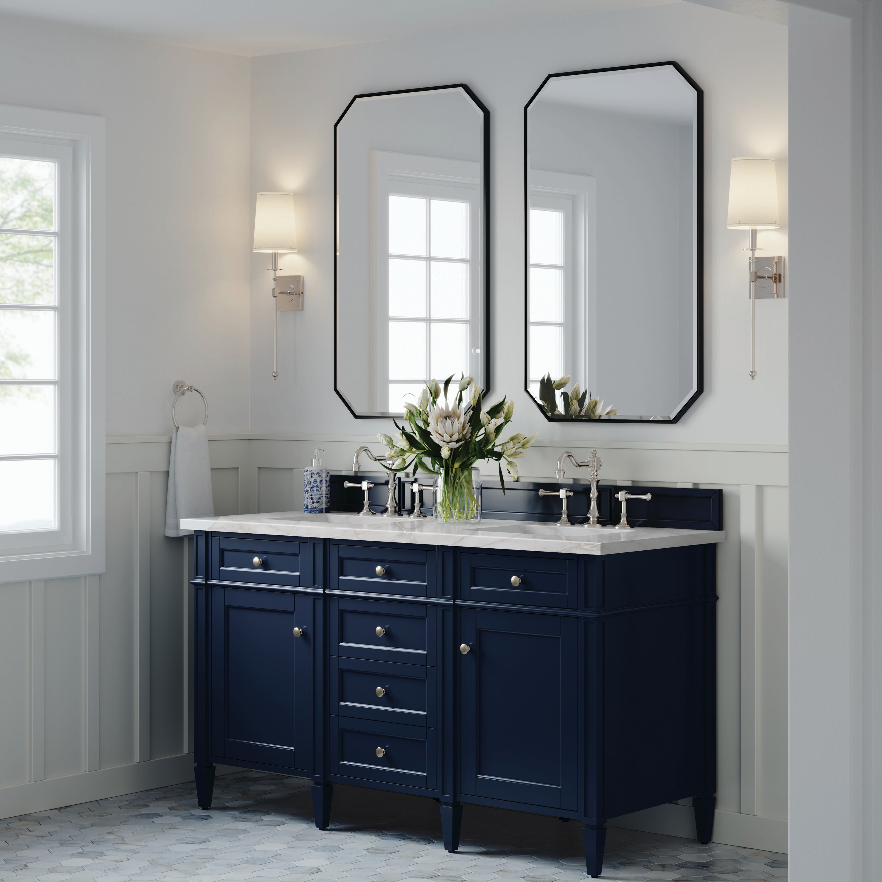 James Martin Vanities 650-V60D-VBL-3VSL Bath-Vanity-Combo - View #3