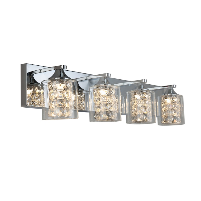 Allen Roth Quinn 25 98 In 4 Light, How To Remove Glass Shade For Vanity Light
