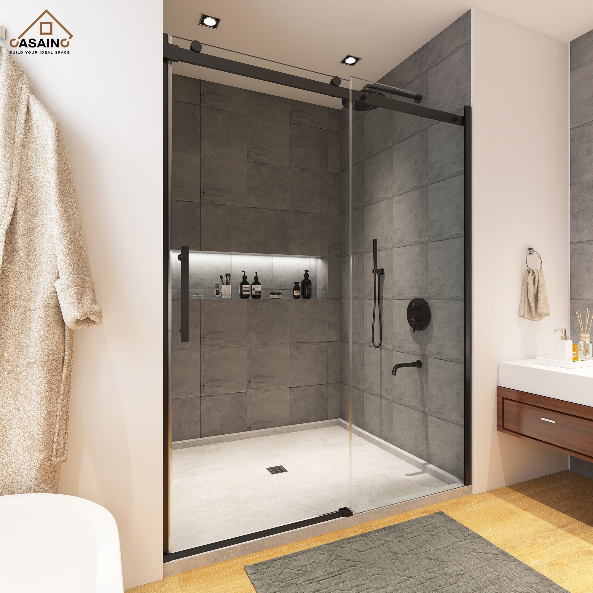 CASAINC SL-TL-C-T102 Shower-Doors - View #4