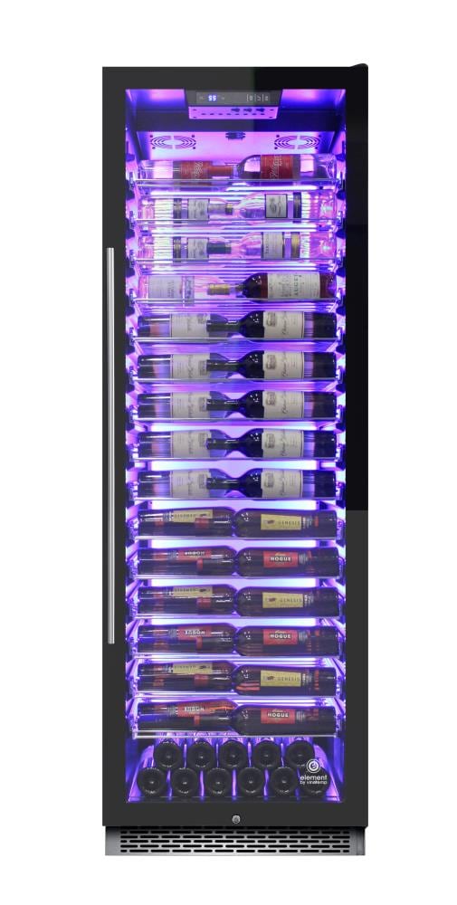 Vinotemp EL-168COMM 23.88-Inches W 168 -Bottles Black Built-in/Freestanding Indoor Wine Cooler