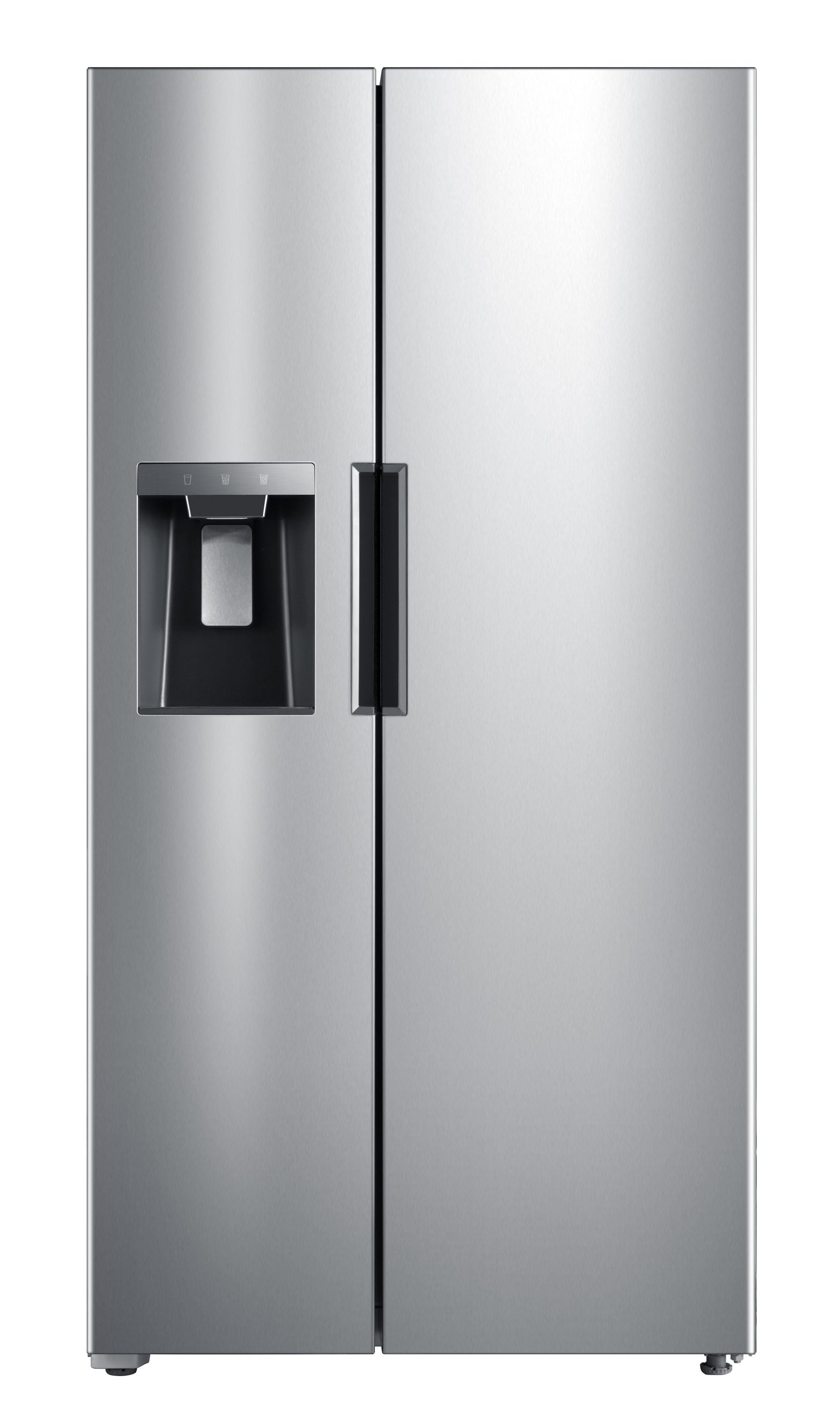 Midea 26.3-cu ft Side-by-Side Refrigerator with Ice Maker (Stainless ...