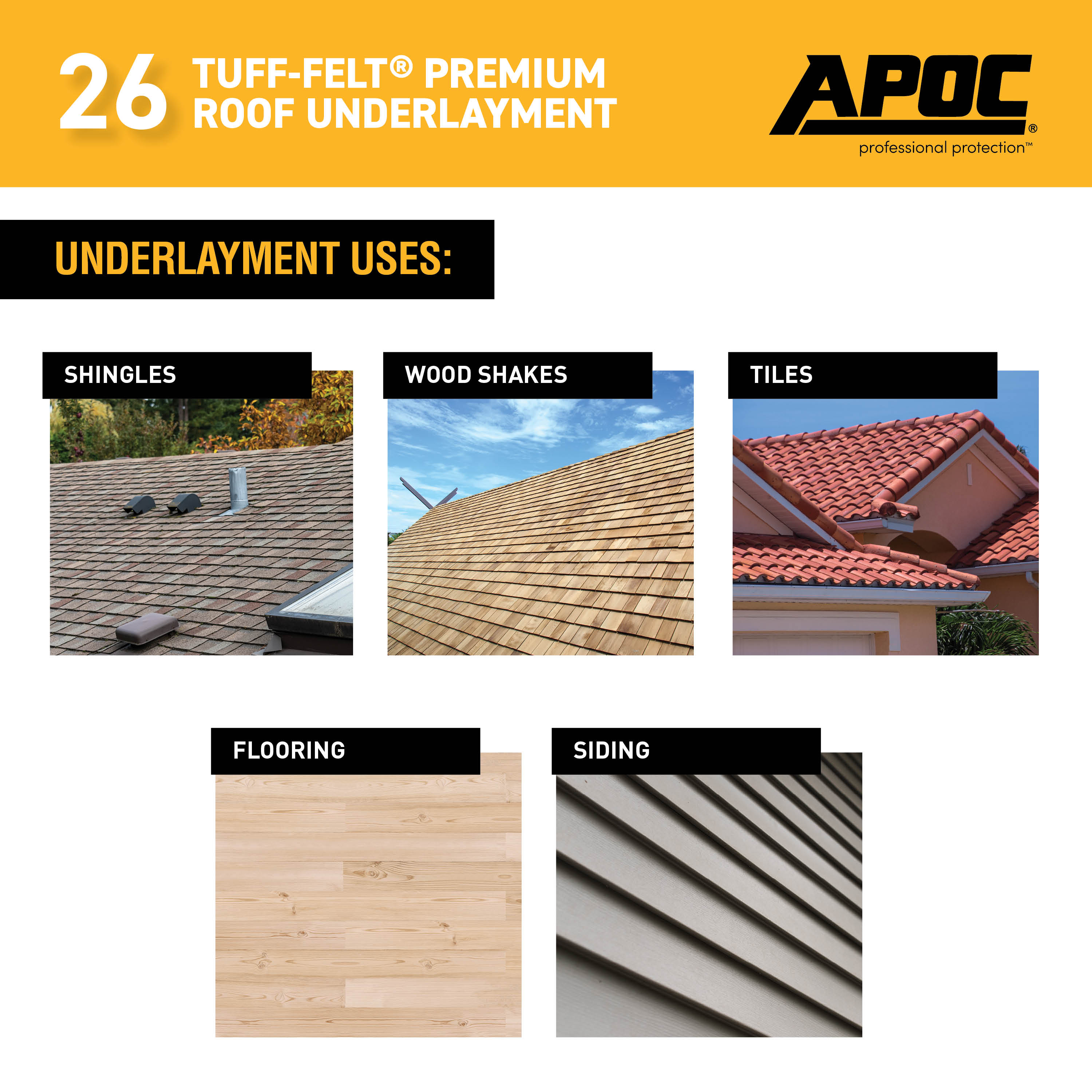 APOC AP-0026 Roofing-Underlayment - View #6