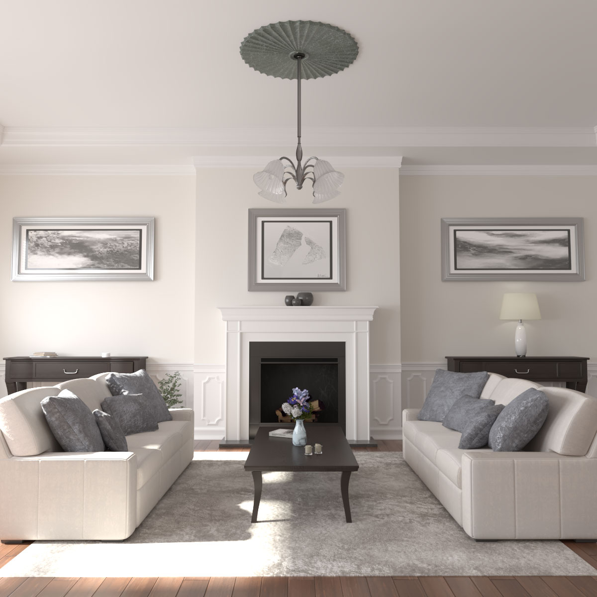 Ekena Millwork CM48SHAGC Ceiling-Medallions - View #4