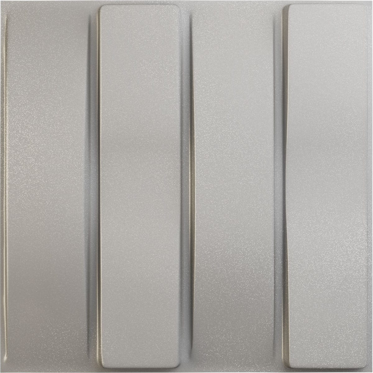 Ekena Millwork WP20X20CAASV-CASE-12 19-5/8-in x 19-5/8-in Embossed Paintable/Stainable Silver PVC Wall Panel ( 12 -Pack, Covers