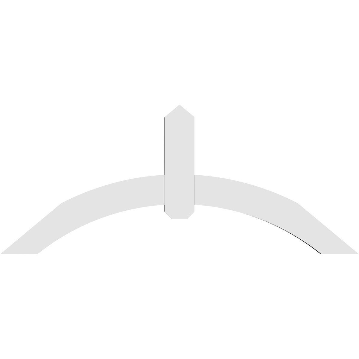 Ekena Millwork GBP048X20X0204ARC00 Exterior-Brackets-Braces - View #4