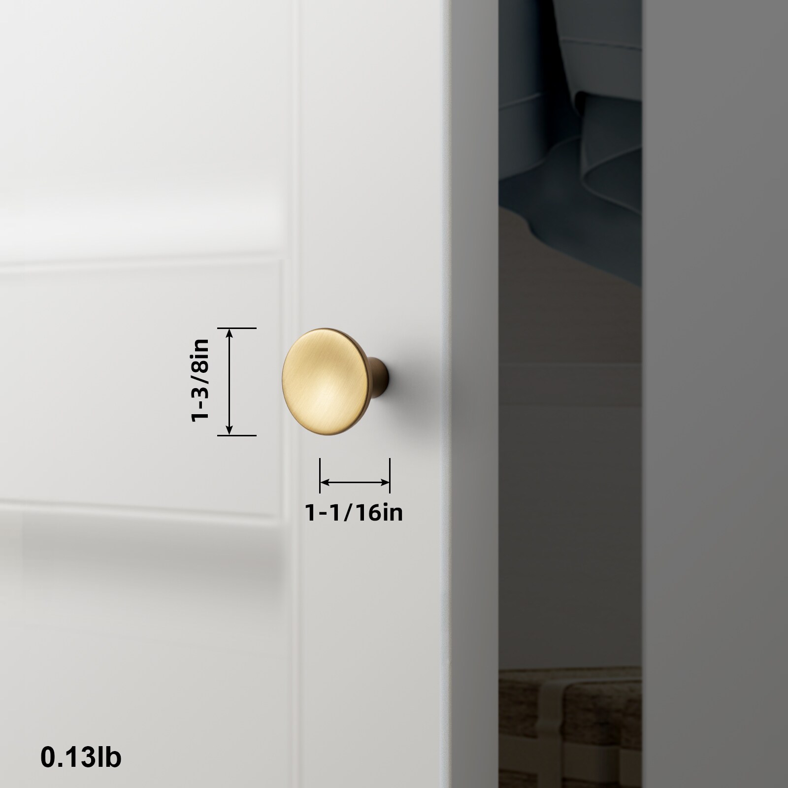 Miaokesen 1017UBR-DK-6 Cabinet-Knobs - View #2