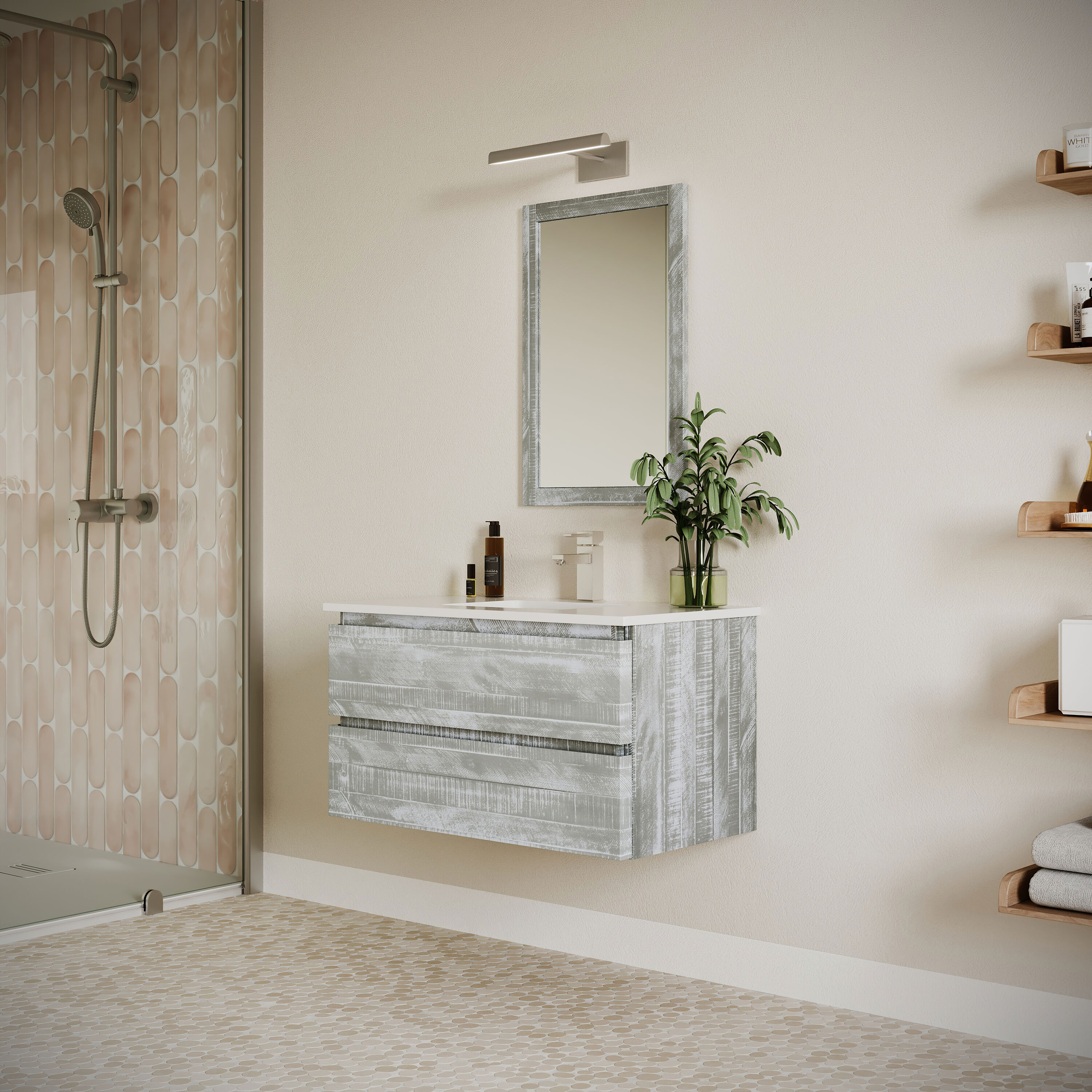 Fresca FVN3136ASH Bath-Vanity-Combo - View #4