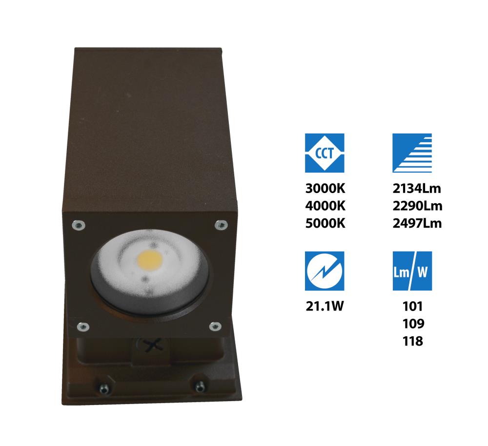 Nicor Lighting OWCQ4D1022MV50BZ Outdoor-Wall-Lighting - View #3