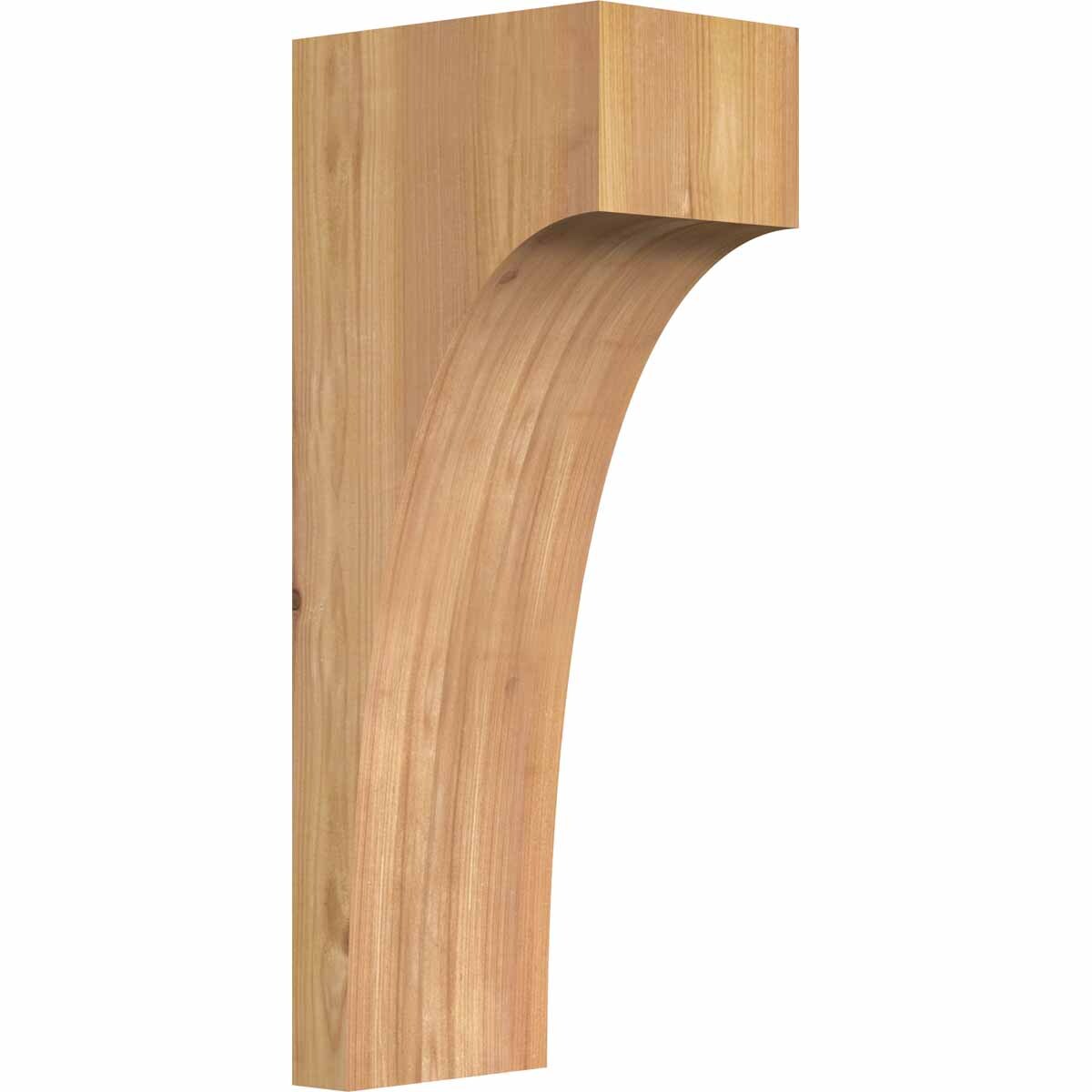 Ekena Millwork COR06X08X20HUN00SWR 5.5-in x 8-in x 20-in Huntington Unfinished Western red cedar Wood Paintable/Stainable Corbel