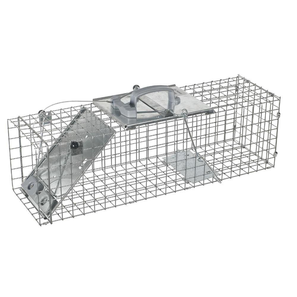 Live Animal Trap Large Rodent Cage Garden 24" 31" Double Size For Little Pets 