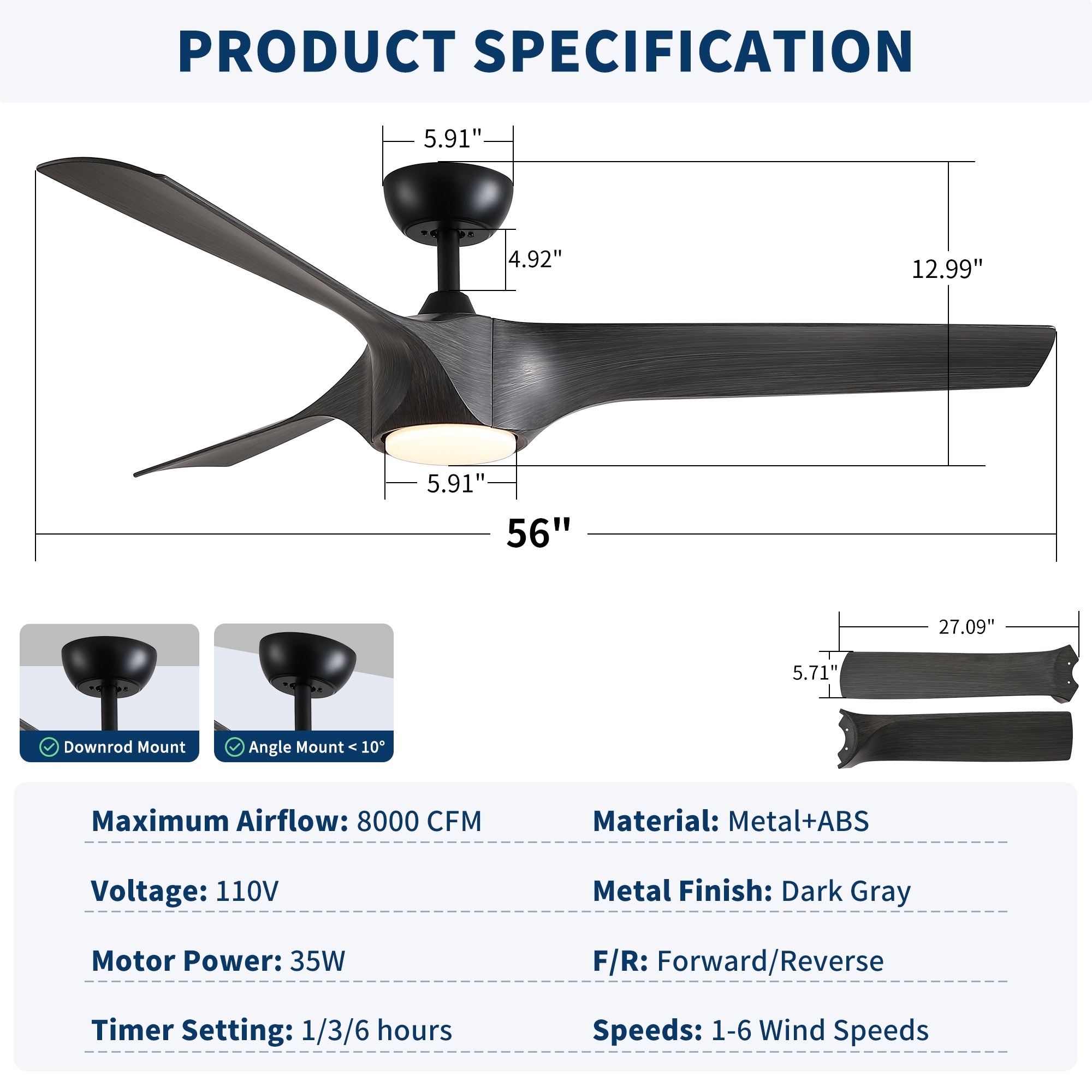 BABOOM BOM-5948ORYU Ceiling-Fans - View #7