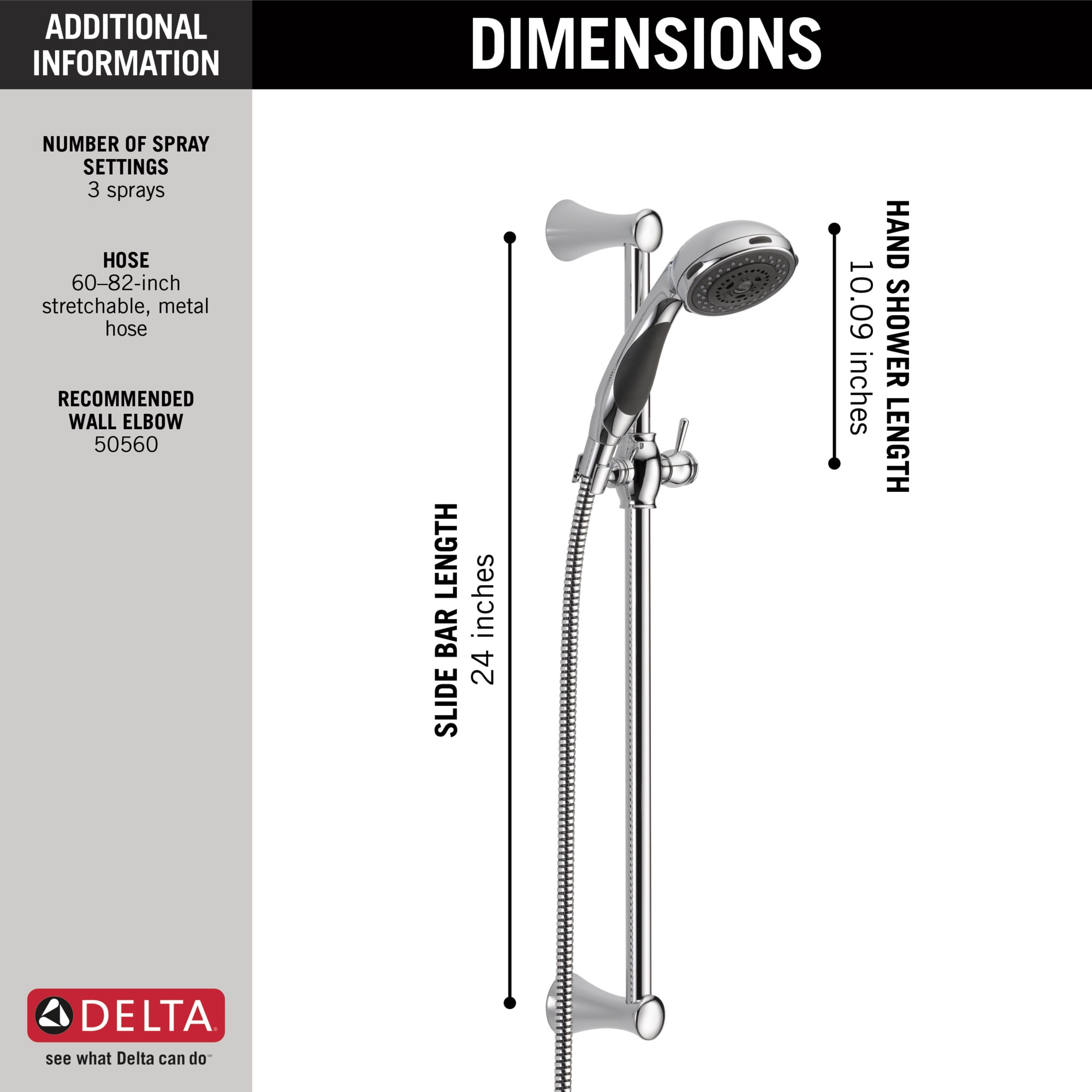 Delta 57014-CZ Fixed-Showerhead - View #4
