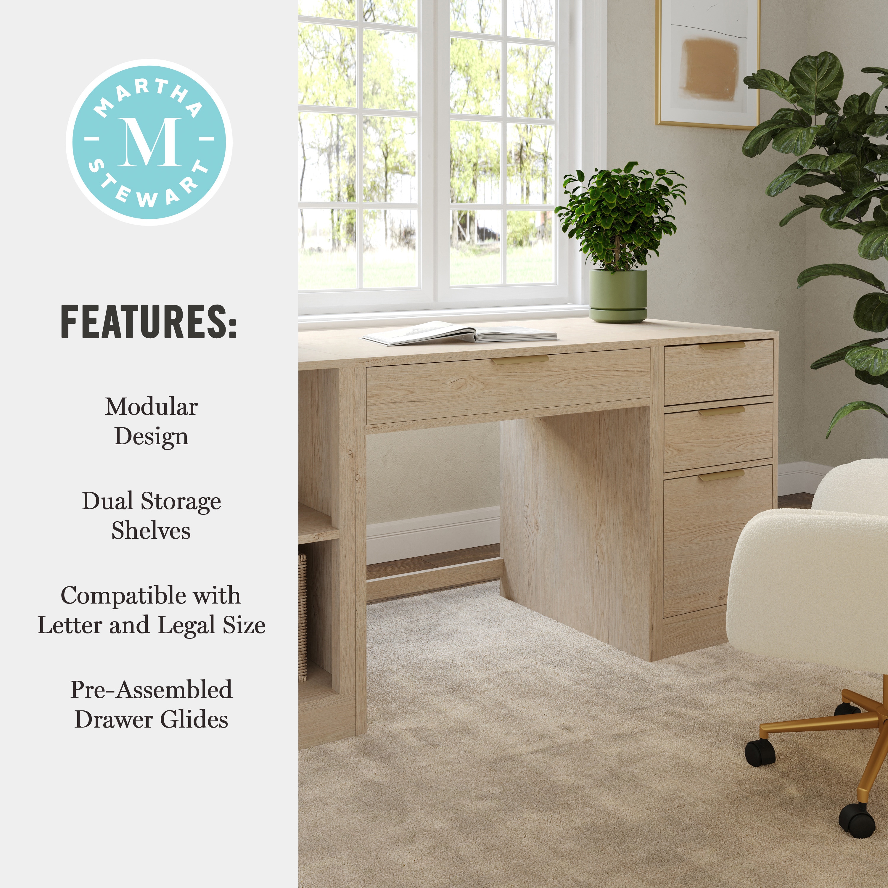 Martha Stewart 196861192739 Home-Office-Furniture-Sets - View #6