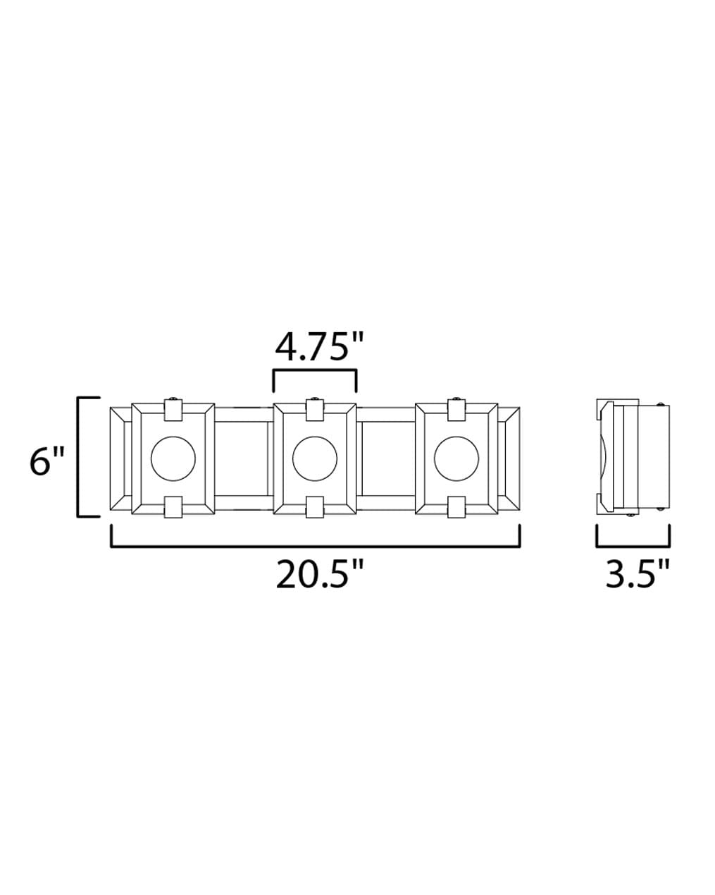 Maxim Lighting 39532CYBKGL b089995 - View #6