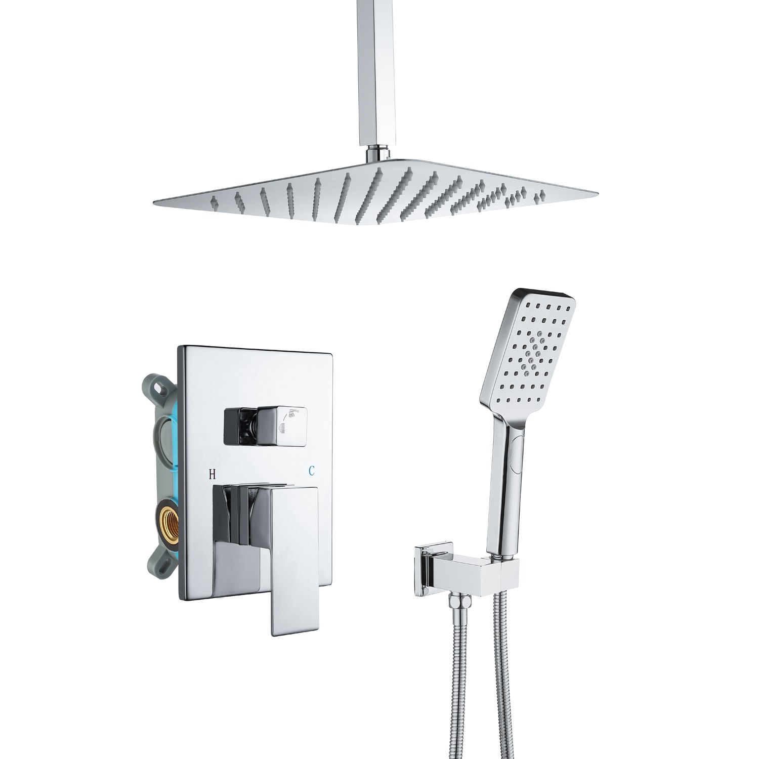 Maincraft HHK105-12CH Showerhead-Bar-Panels - View #4