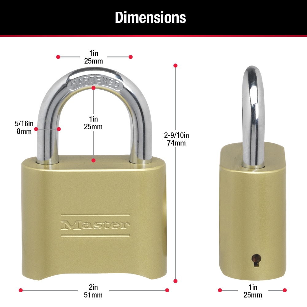 Master Lock 175EC2 Padlocks-Locks-Cables - View #6