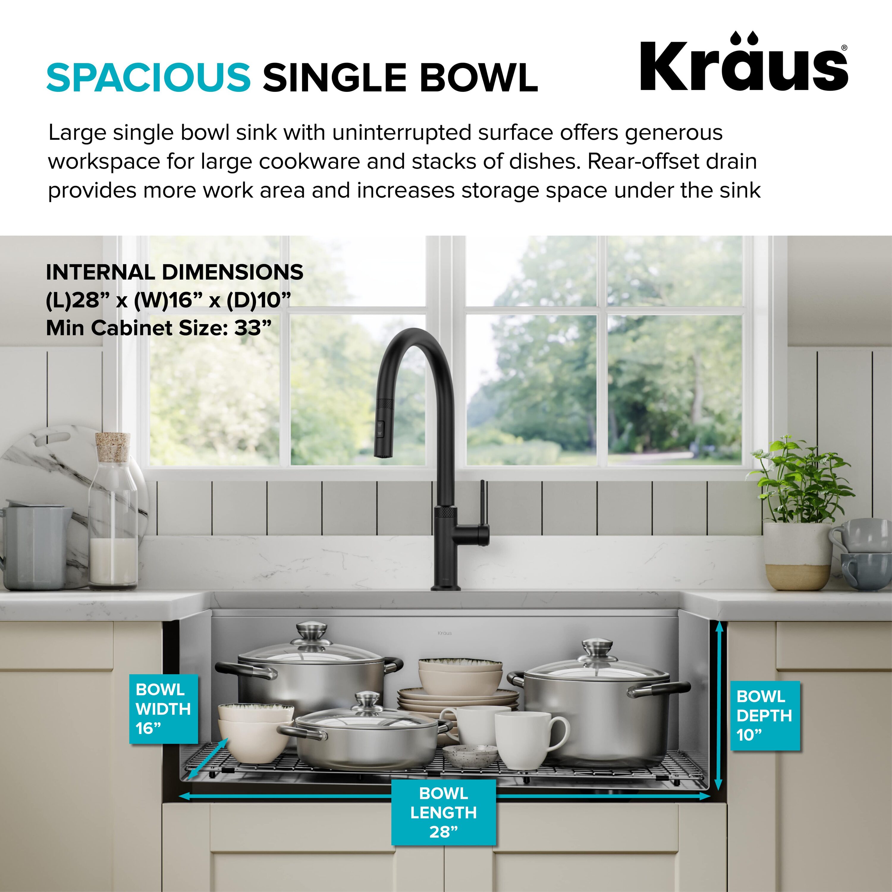 Kraus KWF210-30 Kitchen-Sinks - View #4