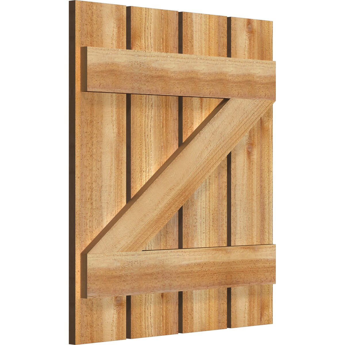 Ekena Millwork RBS06Z23X026RWR Exterior-Shutters - View #2