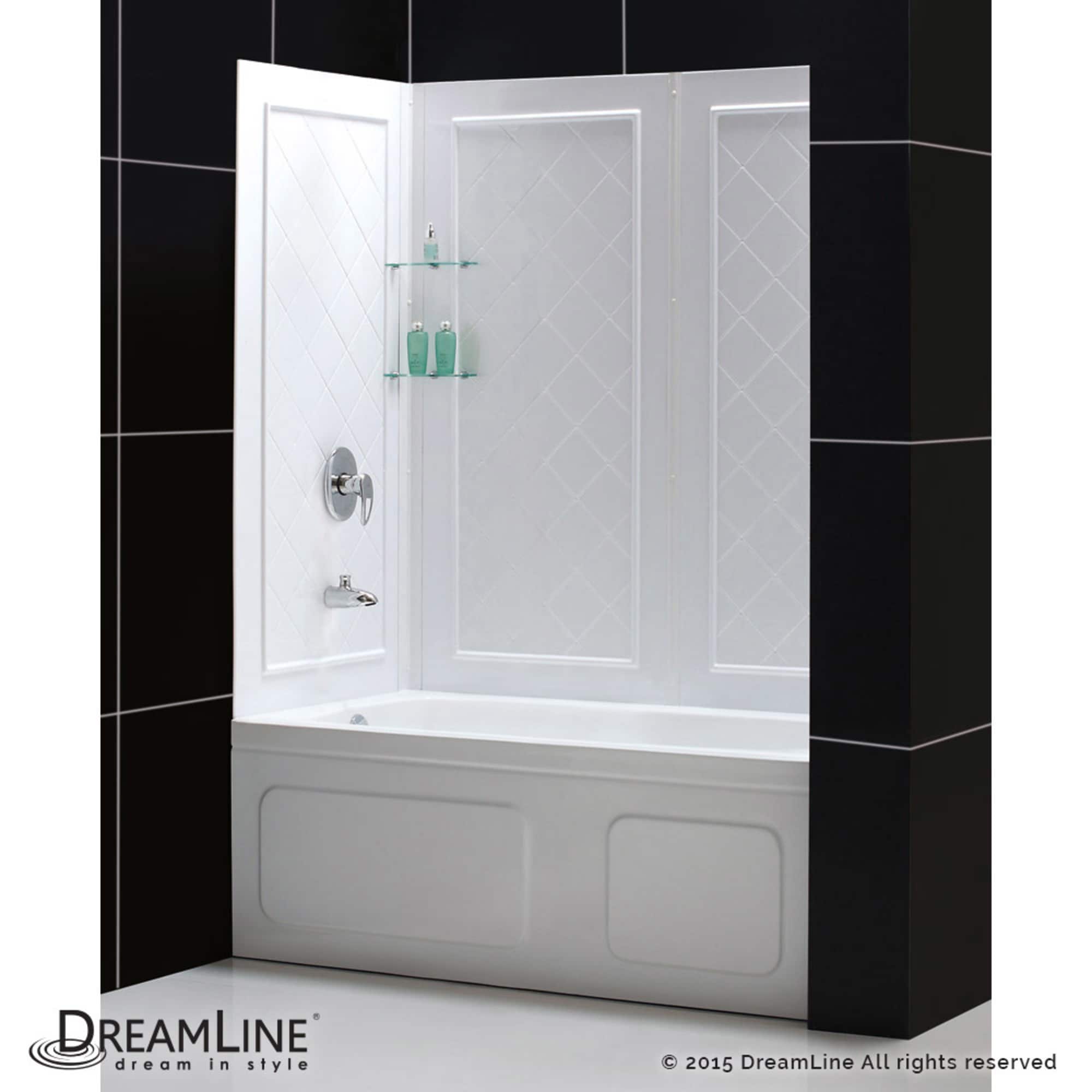 DreamLine DL-6992-04CL Bathtub-Wall-Surrounds - View #10