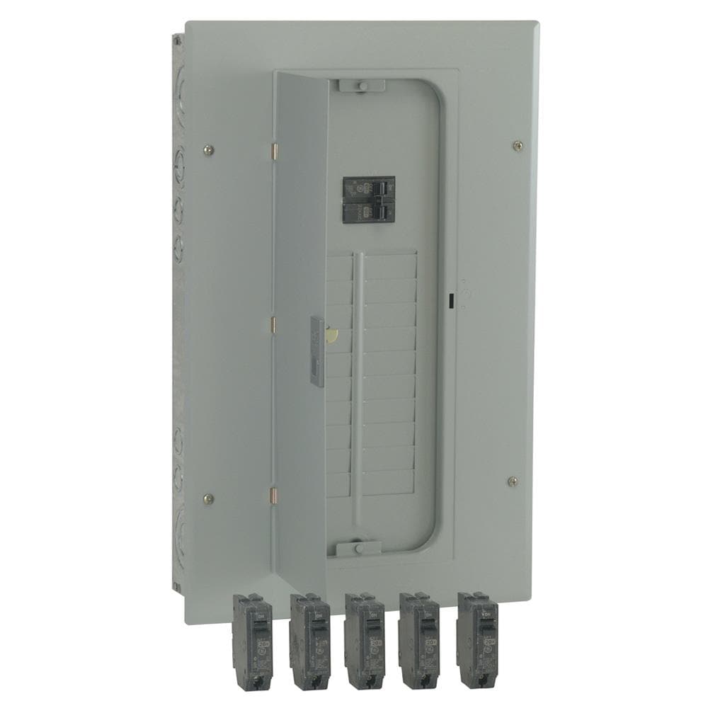GE PowerMark Gold 100 Amp 20-Space 20-Circuit Indoor Main Breaker Value Kit