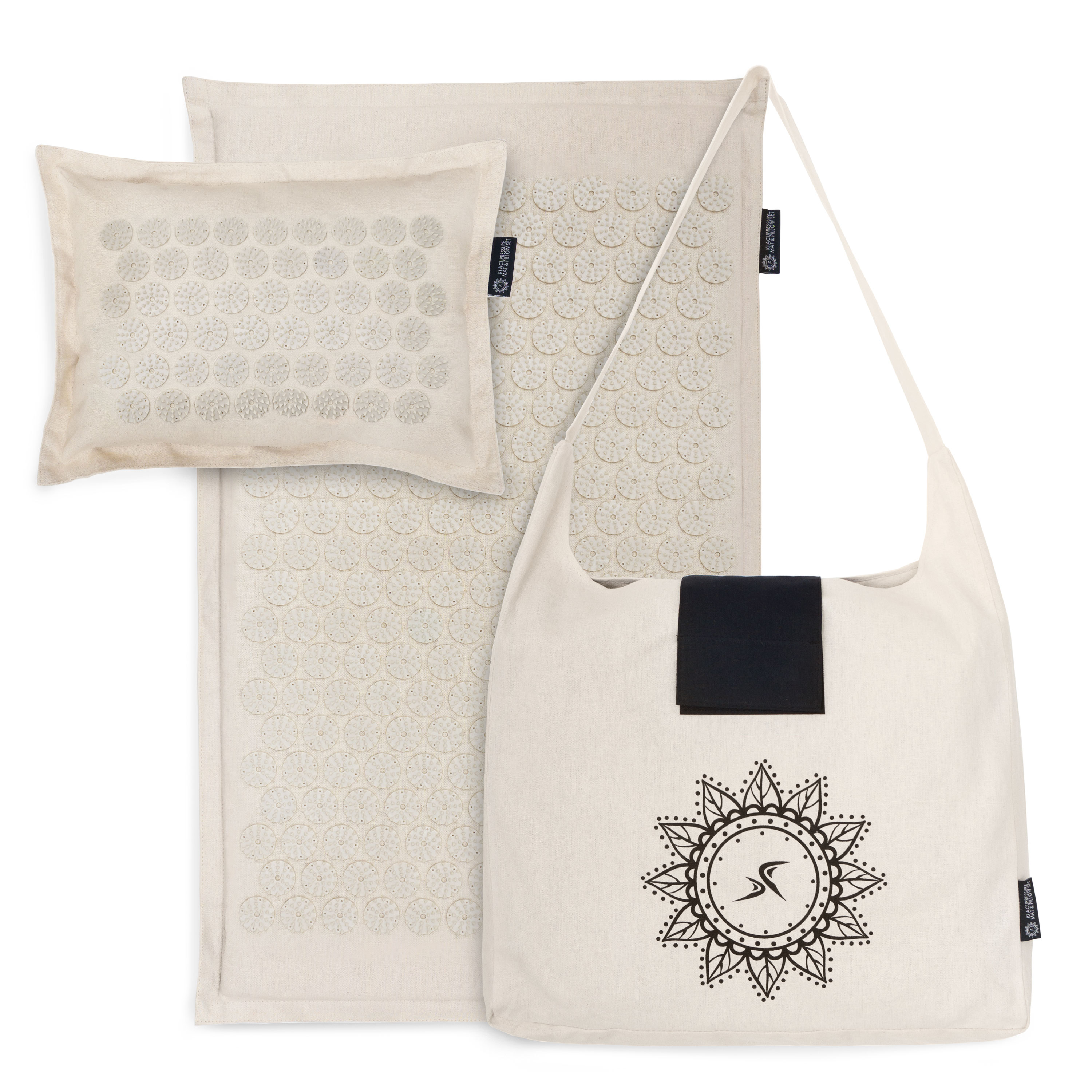 ProsourceFit PS1209ACUKIBE Ki Acupressure Mat Set, SD Percussive Massager