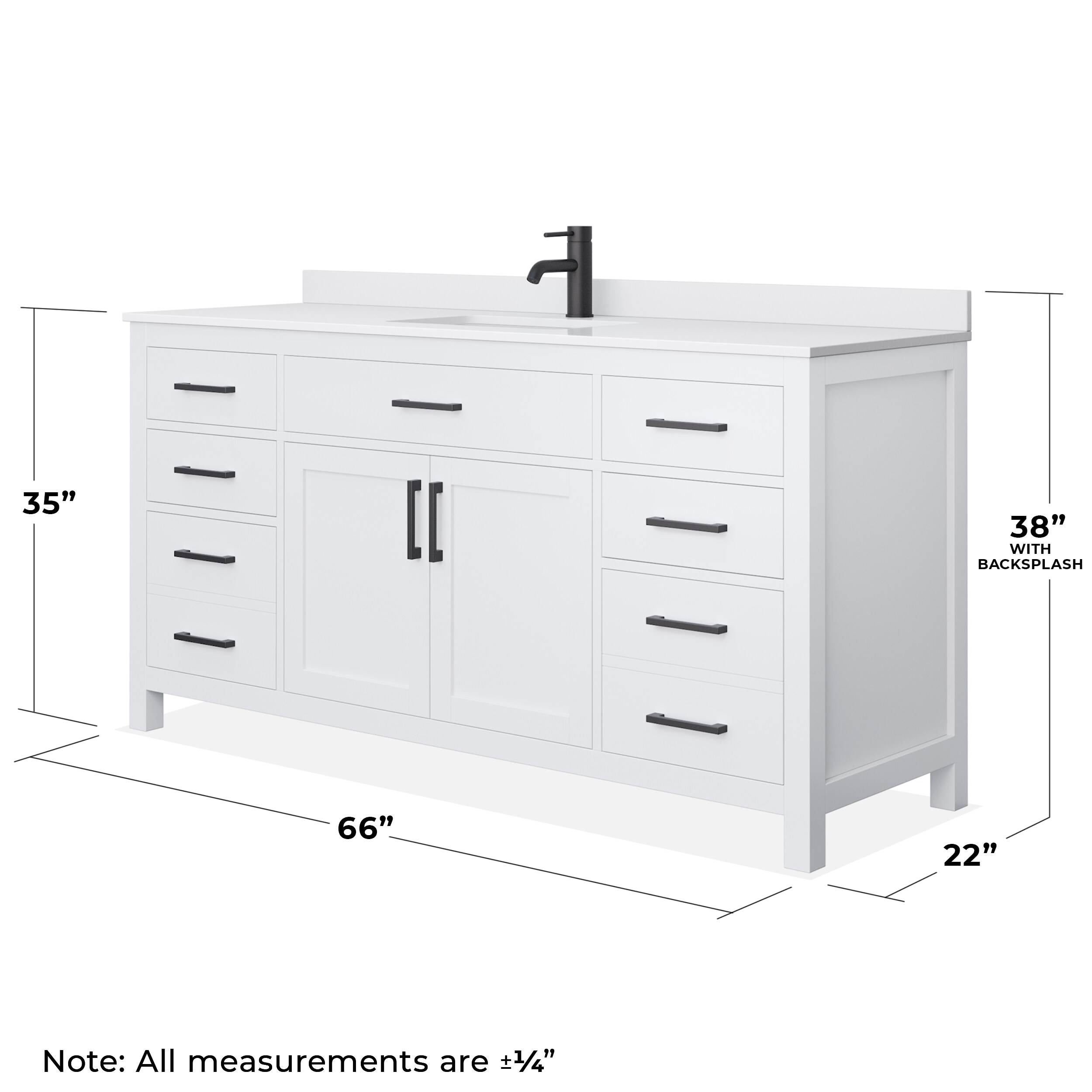 Wyndham Collection WCG242466SWBWCUNSMXX Bath-Vanity-Combo - View #5