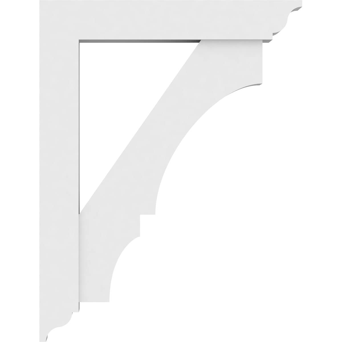 Ekena Millwork BKTP03X20X26BOA01 Exterior-Brackets-Braces - View #3