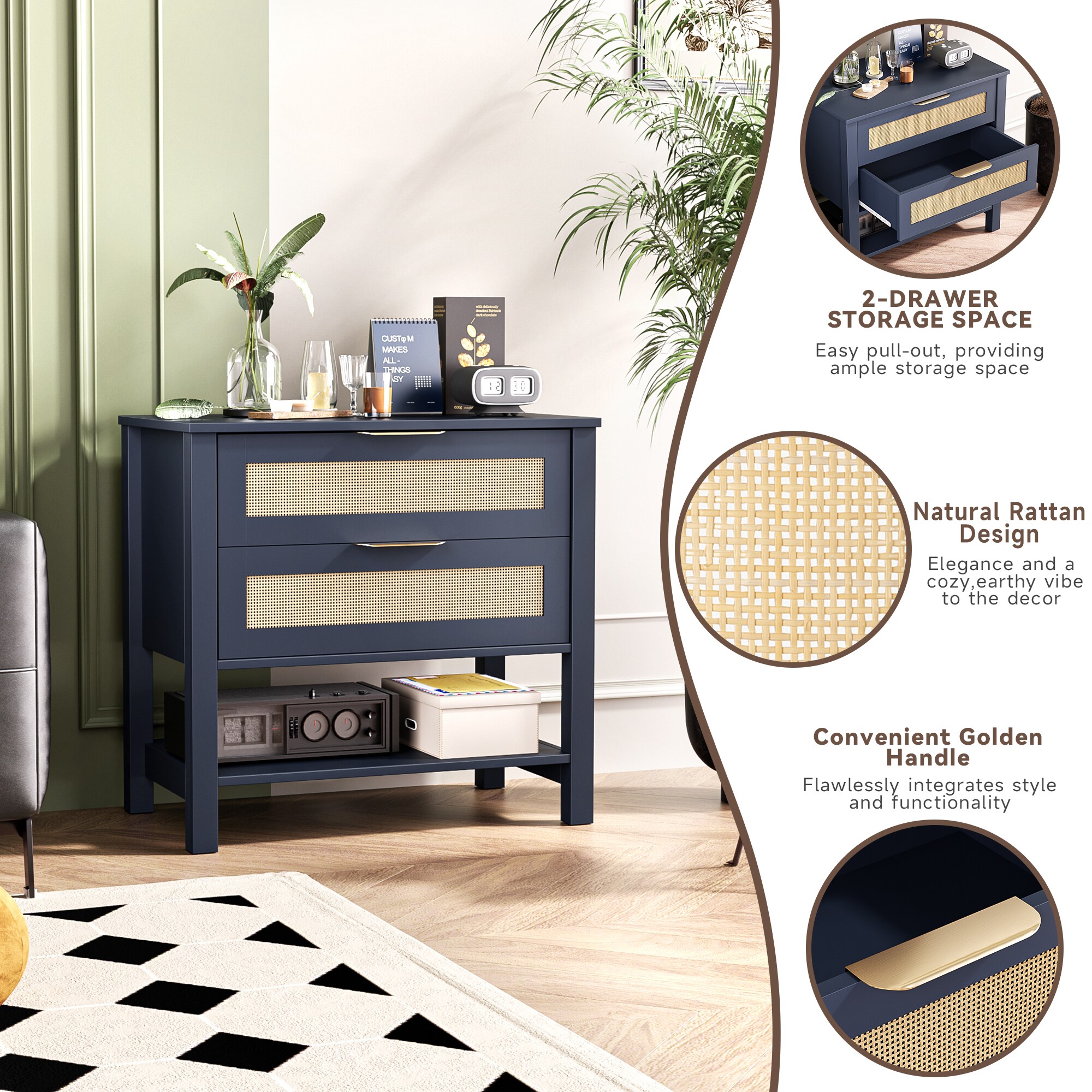 GLANZEND 6514OWGIC nightstands - View #6