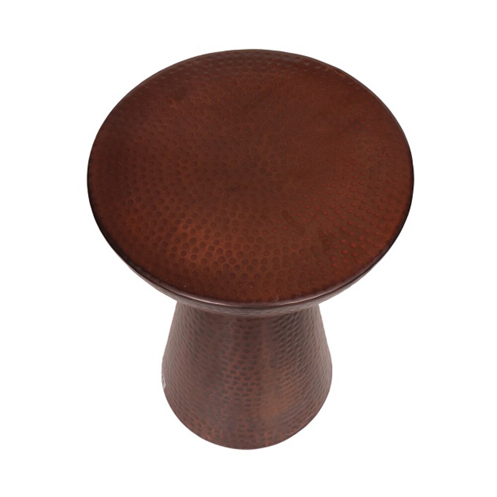 Benzara Bronze Small Bar Stool
