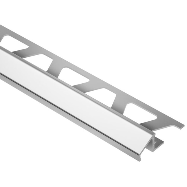 Schluter Systems Reno-U 0.375-in W x 98.5-in L Satin Nickel Aluminum Tile Edge Trim Schluter Systems Reno-U 0.375-in W x 98.5-in L Satin Nickel Aluminum Tile Edge Trim