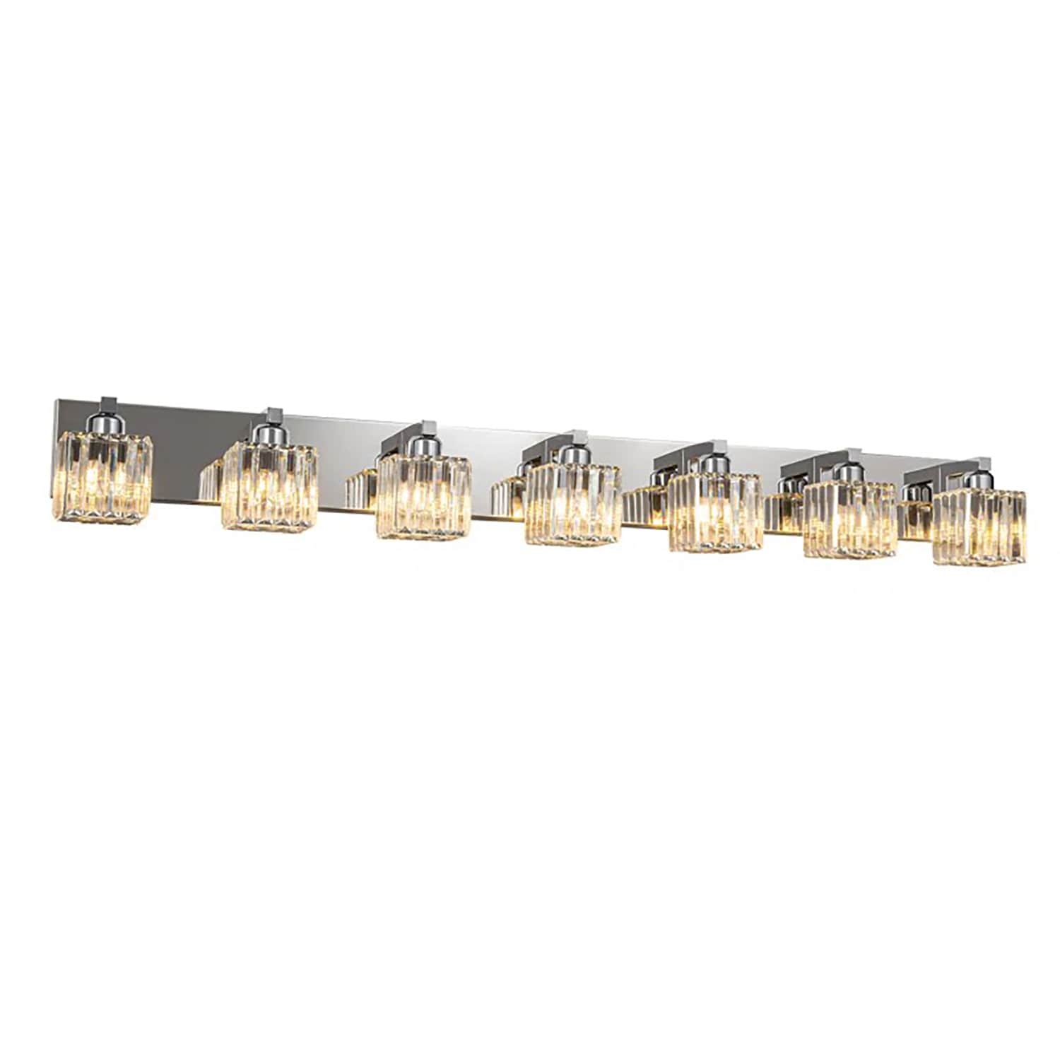 EDISLIVE Y81010000054898 51.2-in 7 -Light Chrome Modern/contemporary Vanity light