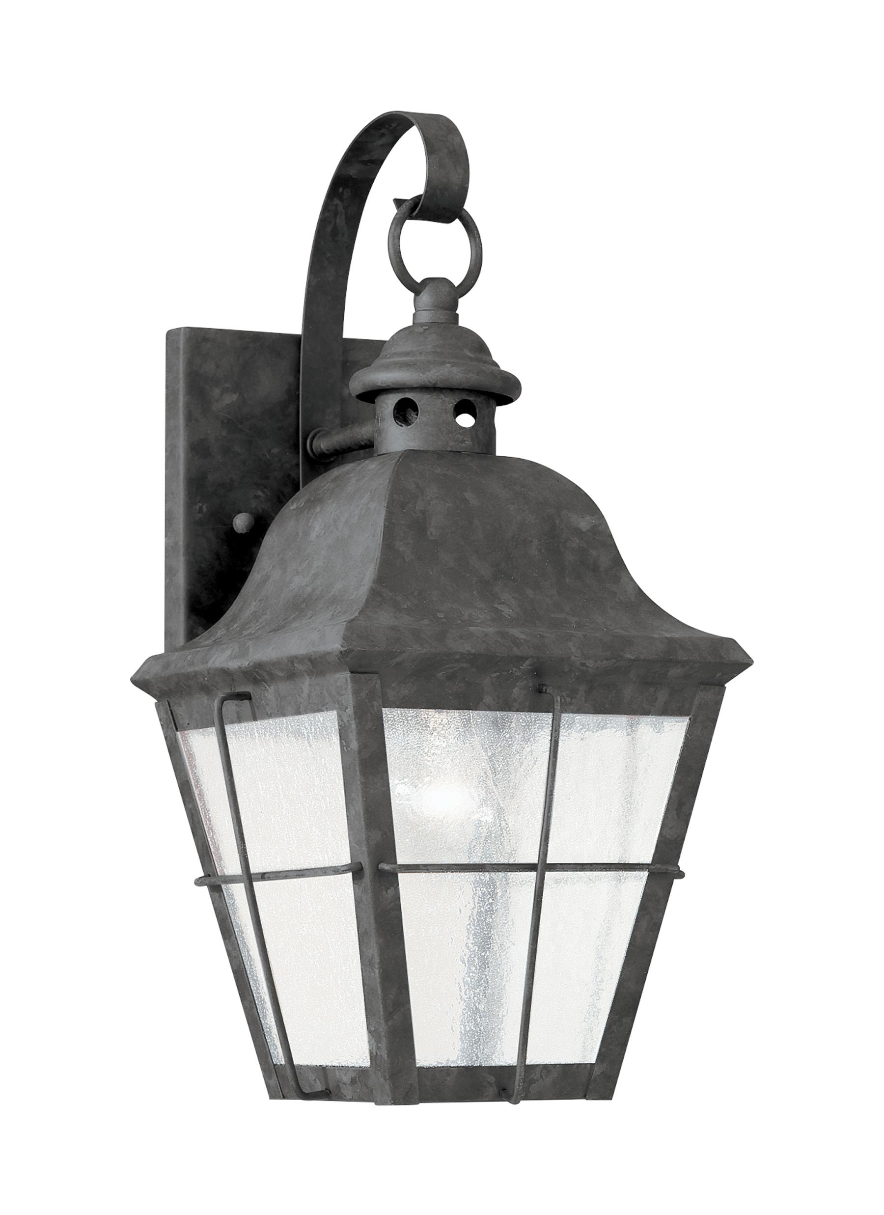 Generation Lighting 8462-46 Chatham 1 -Light 14.5-in H Distressed Bronze Hardwired Outdoor Wall Light