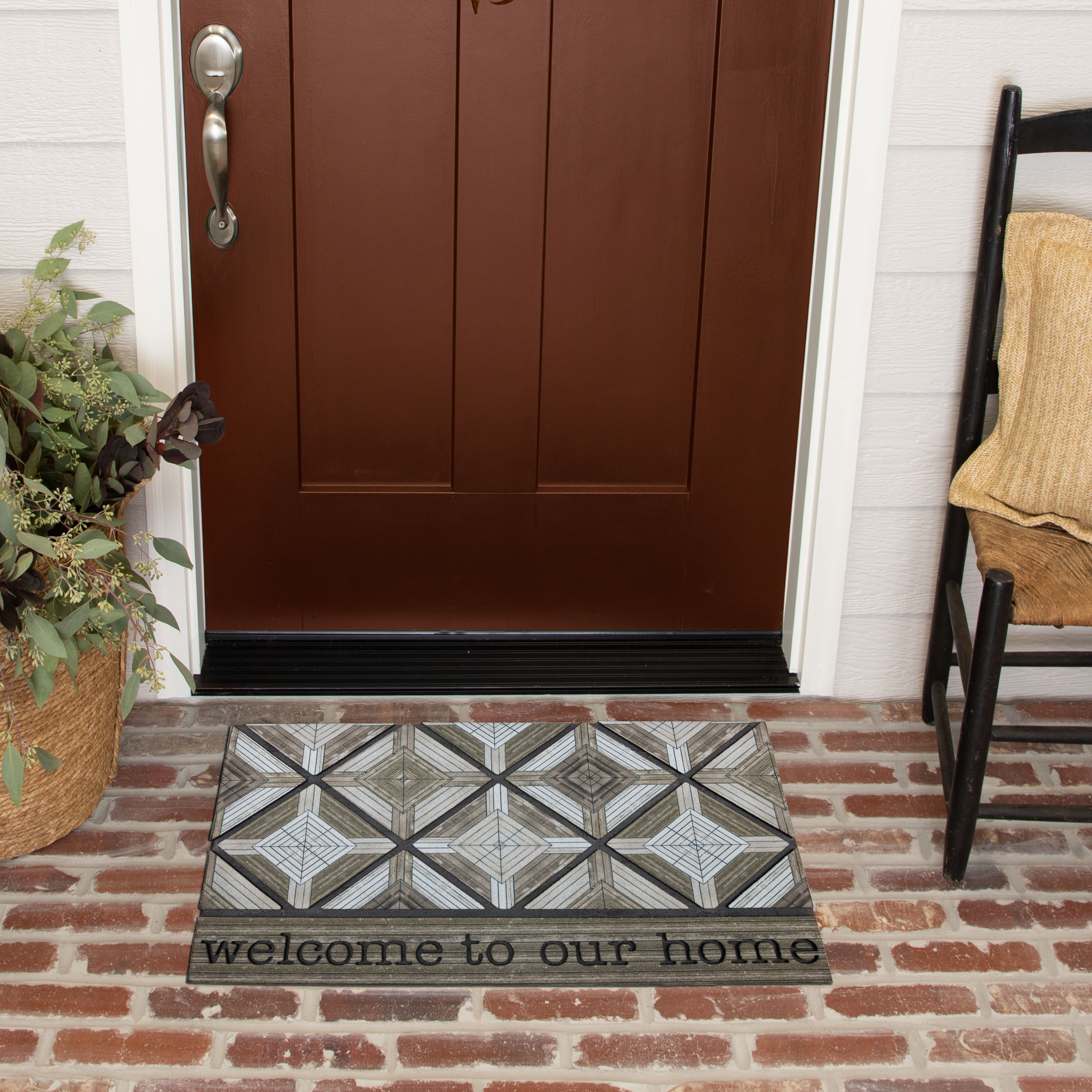 Ultra Modern Decor, Welcome Doormat Outdoor, Front Porch Decor, Mid-century  Decor, Entryway Rug, Modern Doormat, Coir Mat, Front Door Mat 