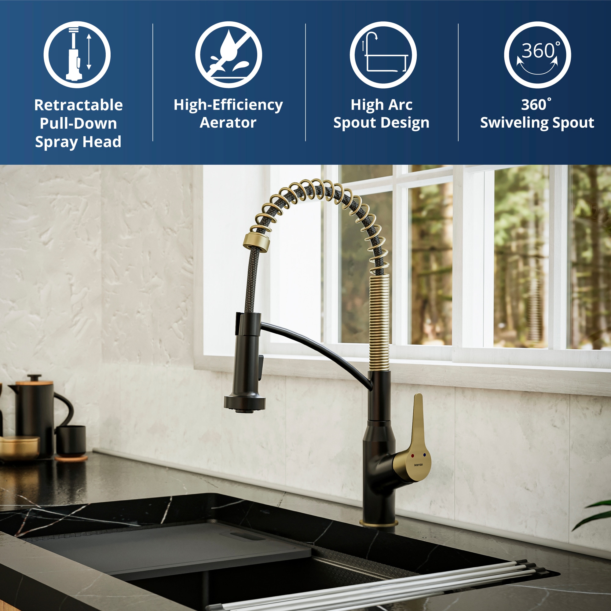 Karran KKF210MBBG Kitchen-Faucets - View #3