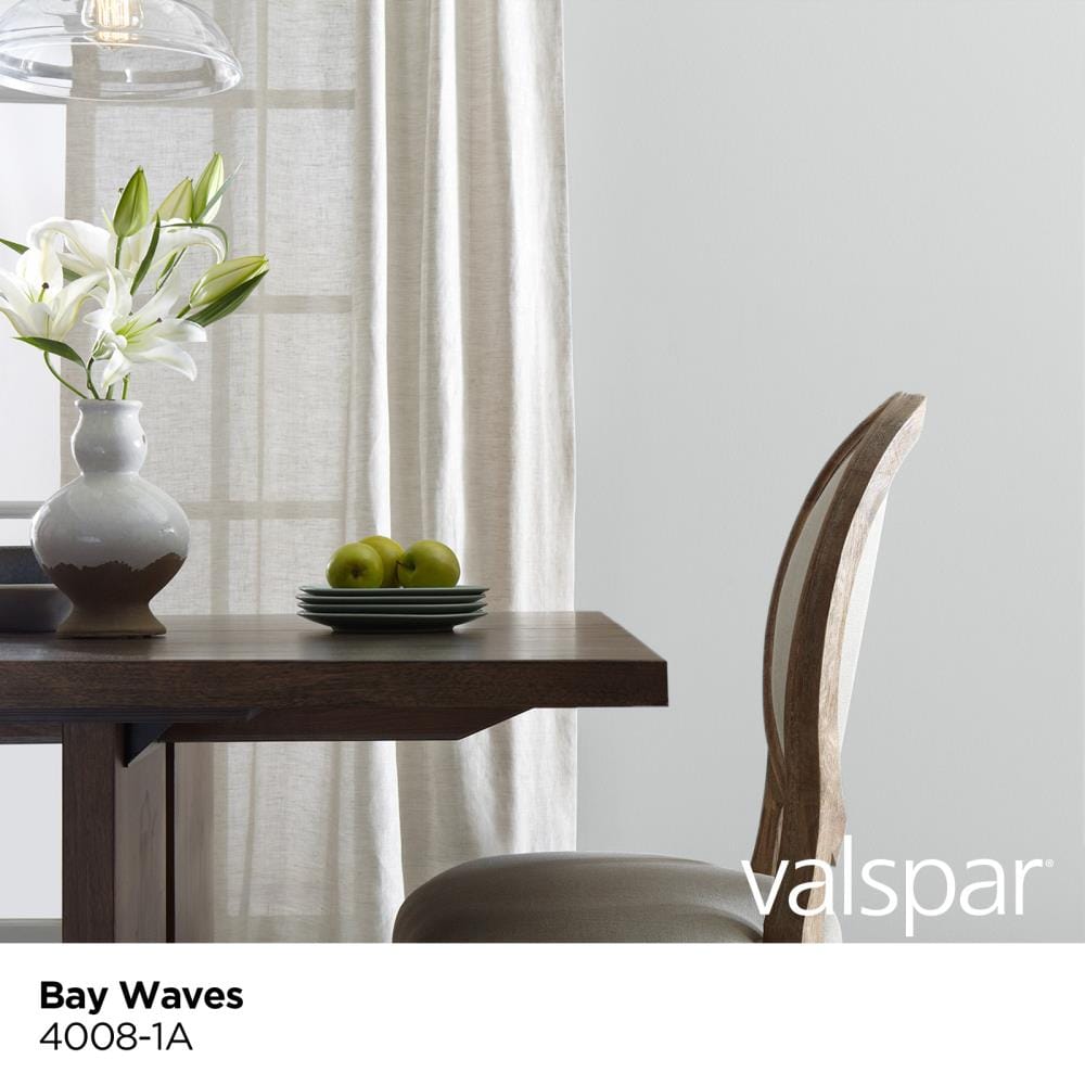 Valspar Signature Eggshell Bay Waves 4008-1a Latex Interior Paint ...