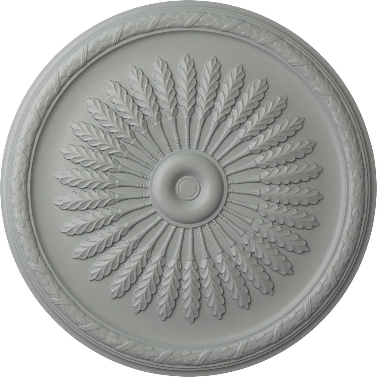 Ekena Millwork CM36JU Juniper 36-in W x 36-in L Architectural Polyurethane Whole Ceiling Medallion